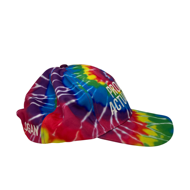 Proud Tie Dye Baseball Cap-side