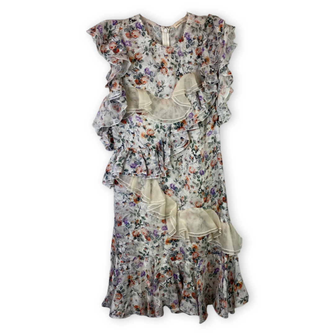 Fashion Rebecca Taylor Floral Ruffle Dress