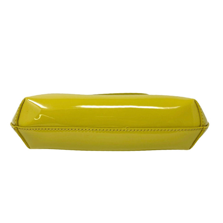 By Far Baby Amber Pear Patent Leather Purse-Bottom