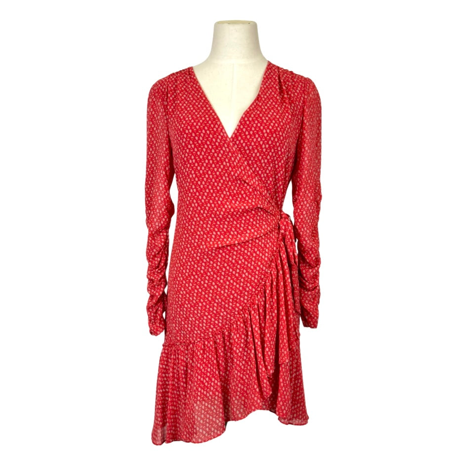 AllSaints Red Flores Dress
