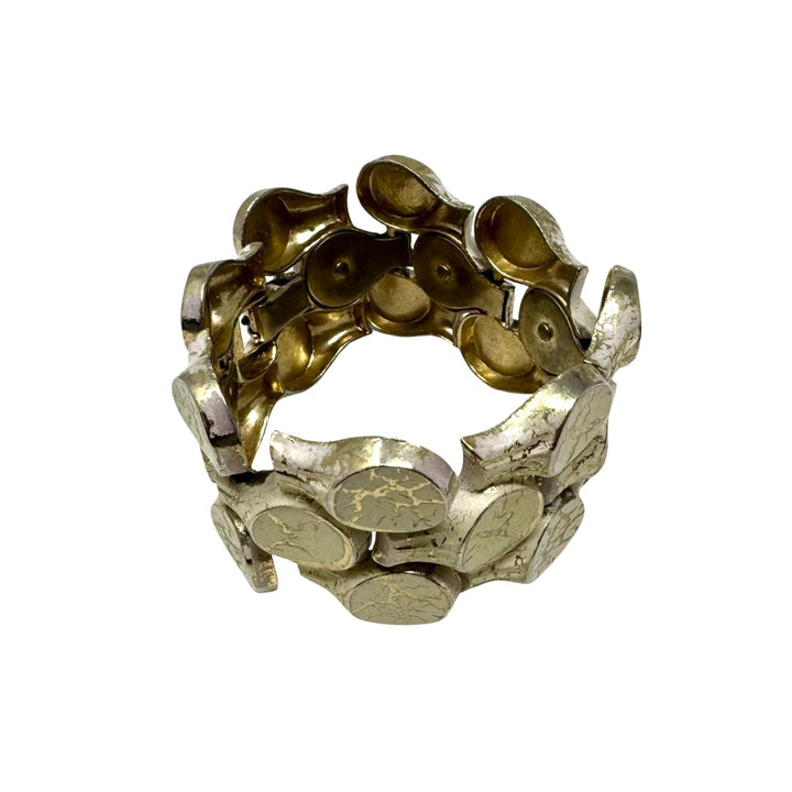 Ombre Crackle Finish Stretch Bracelet