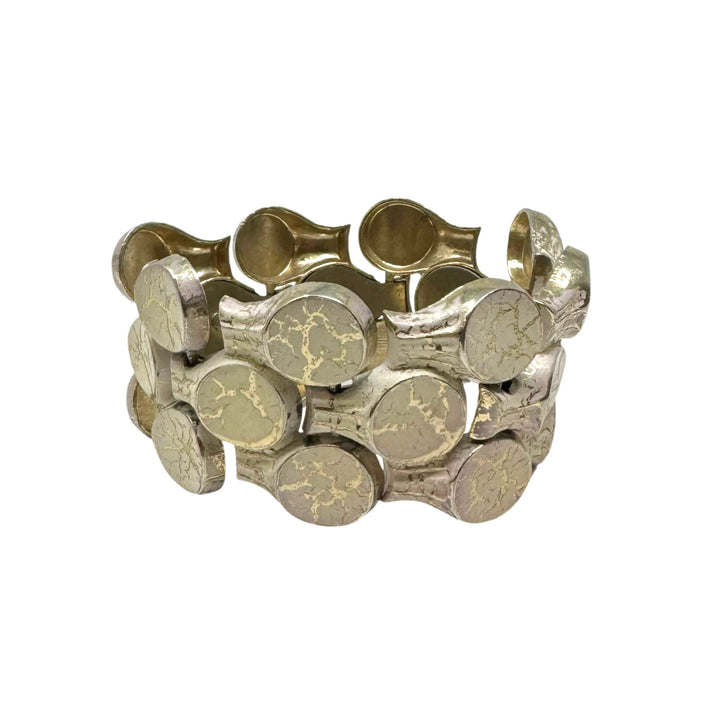 Ombre Crackle Finish Stretch Bracelet