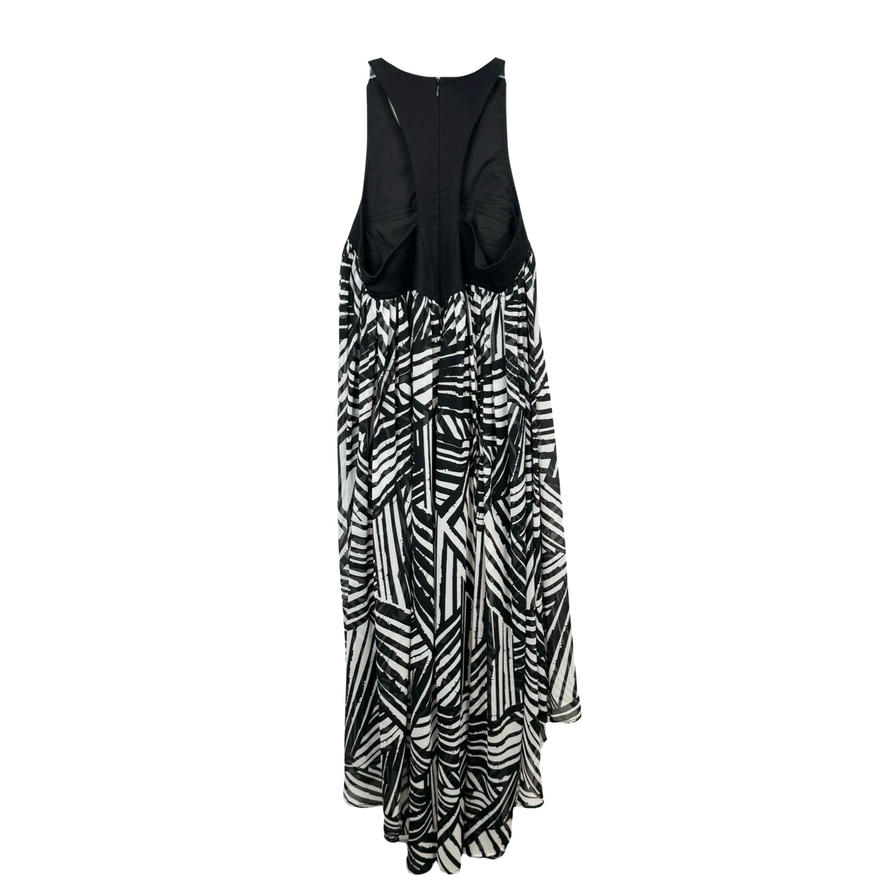 TOCCIN (NY) High Low Chiffon Maxi Dress