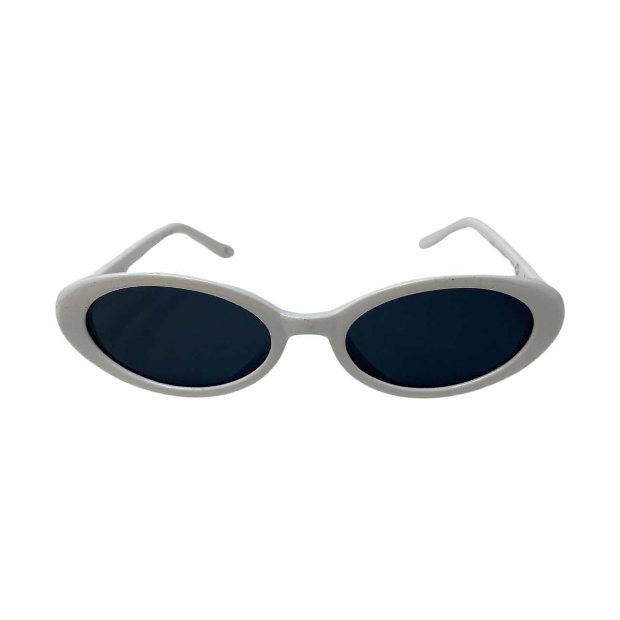 Aire Fornax White Oval Sunglasses