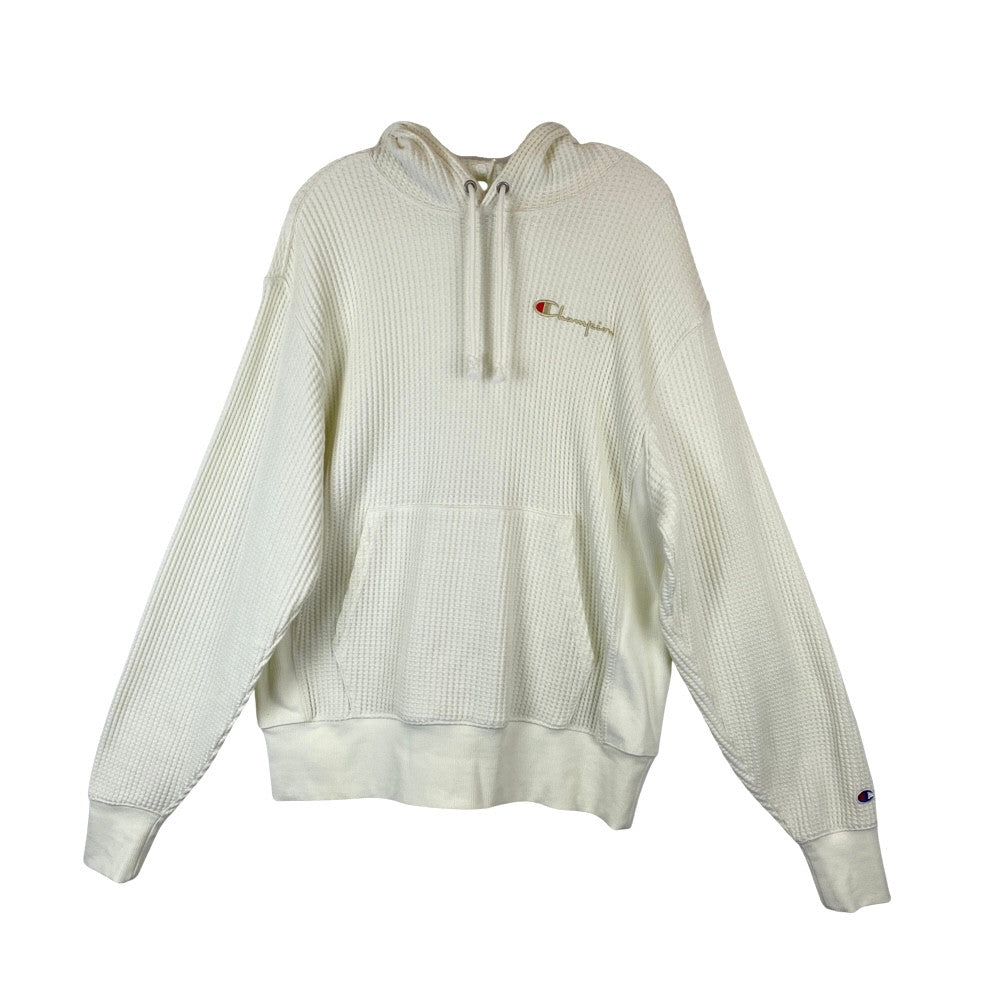 Champion hoodie cream best sale