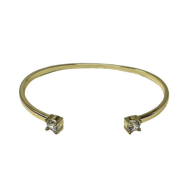 Crystal Detail Open Bangle Bracelet