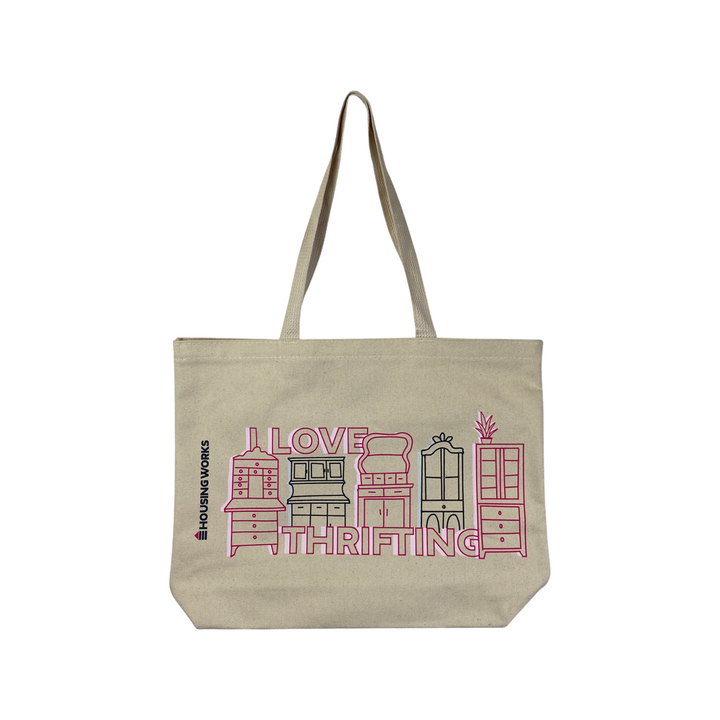 Housing Works I Love Thrifting Tote Bag-Thumbnail