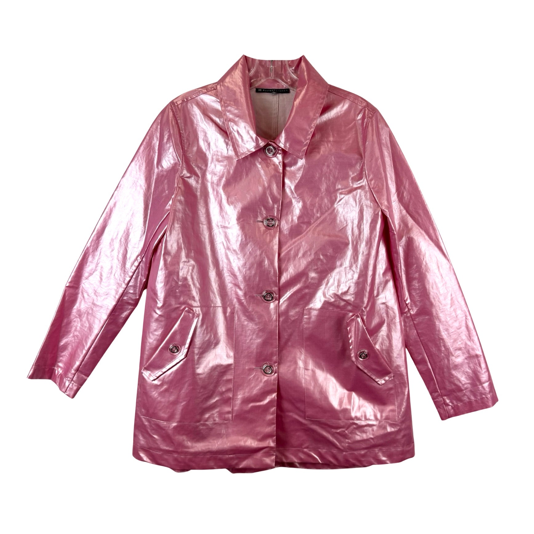 Elliott Lauren Patent Raincoat