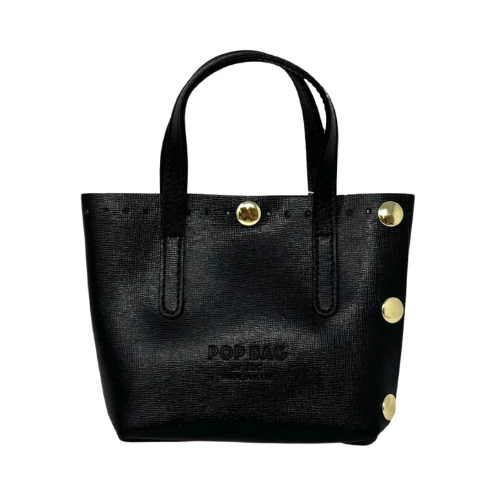 Pop Bag Micro Crossbody Bag-Black Front
