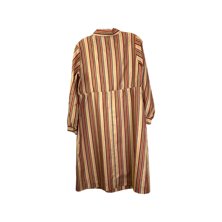 Vintage Lady Blair Multicolor Stripe Dress-Back