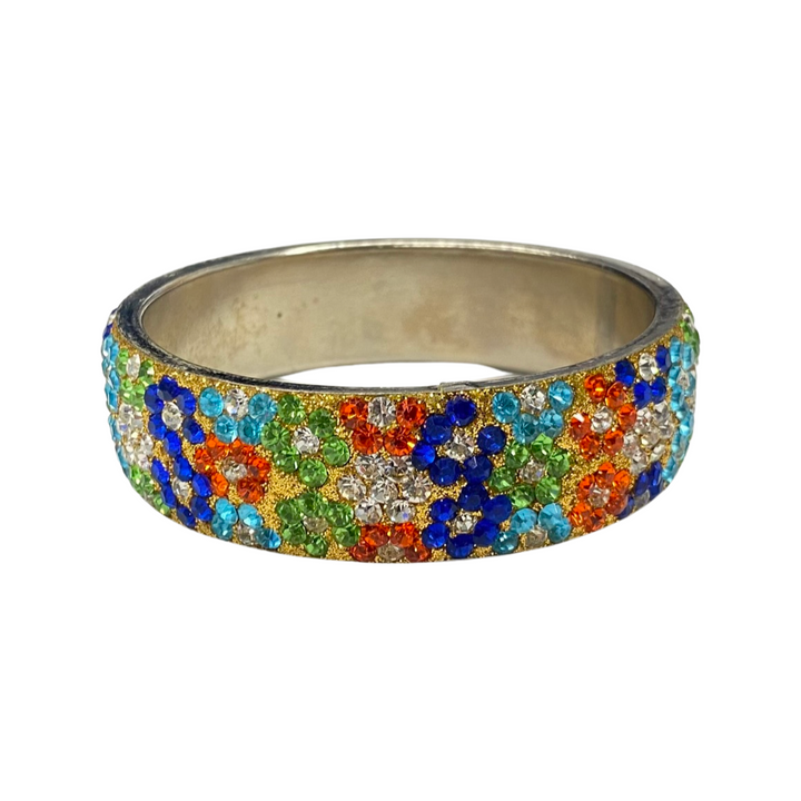 Floral Embellished Bangle-Back