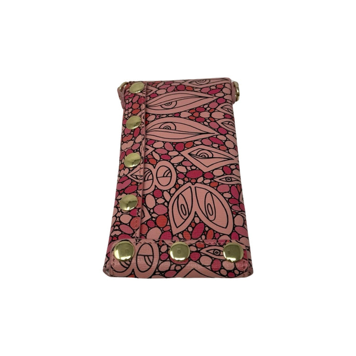 Pop Bag Leather Phone Bag-Pink Back