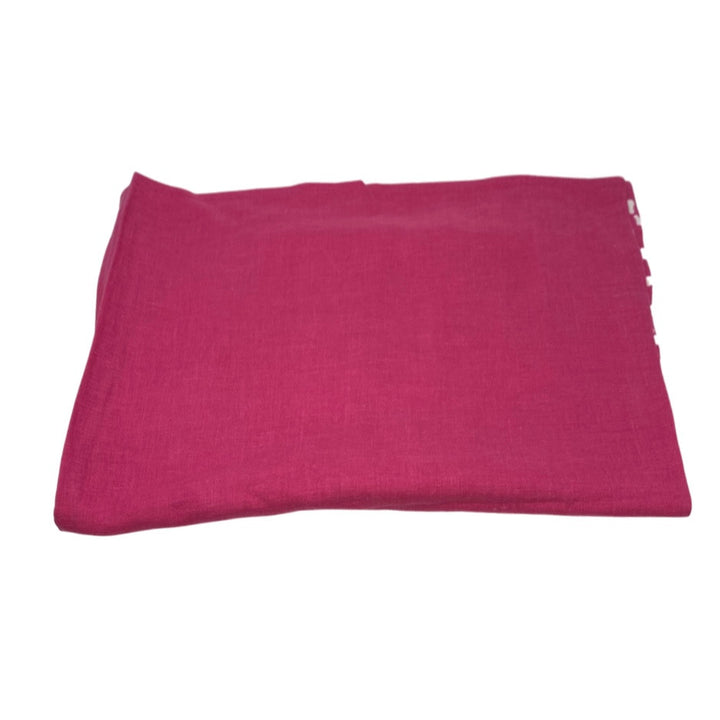 Sir and Madam Pure Linen Floral Block Print Pillowcase-Detail4