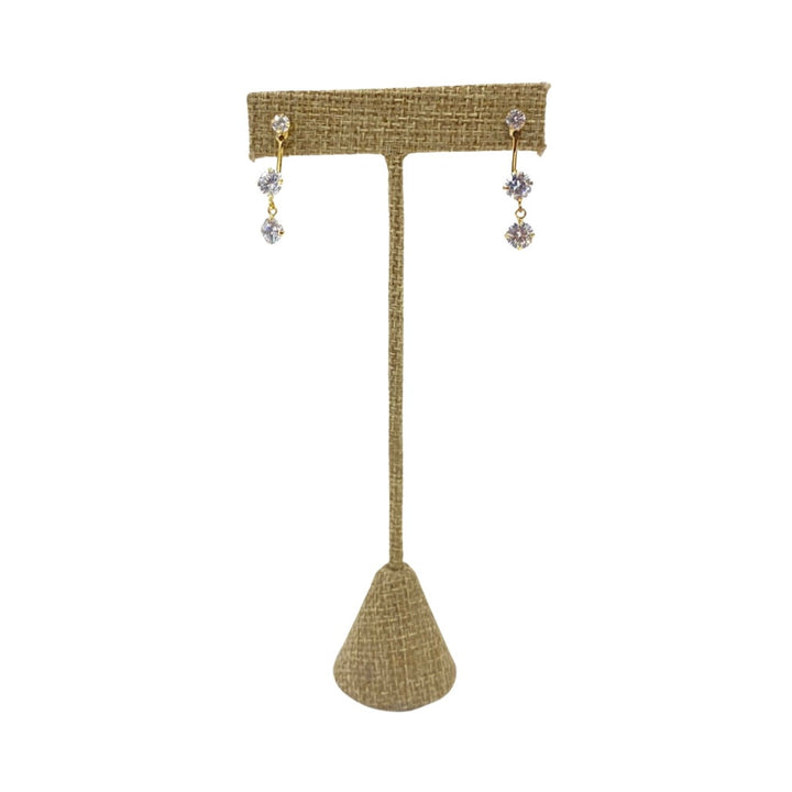Rhinestone Drop Dangle Earrings-Thumbnail