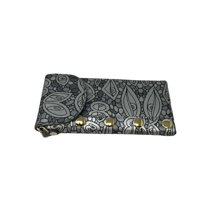 Pop Bag Leather Phone Bag-Silver Side