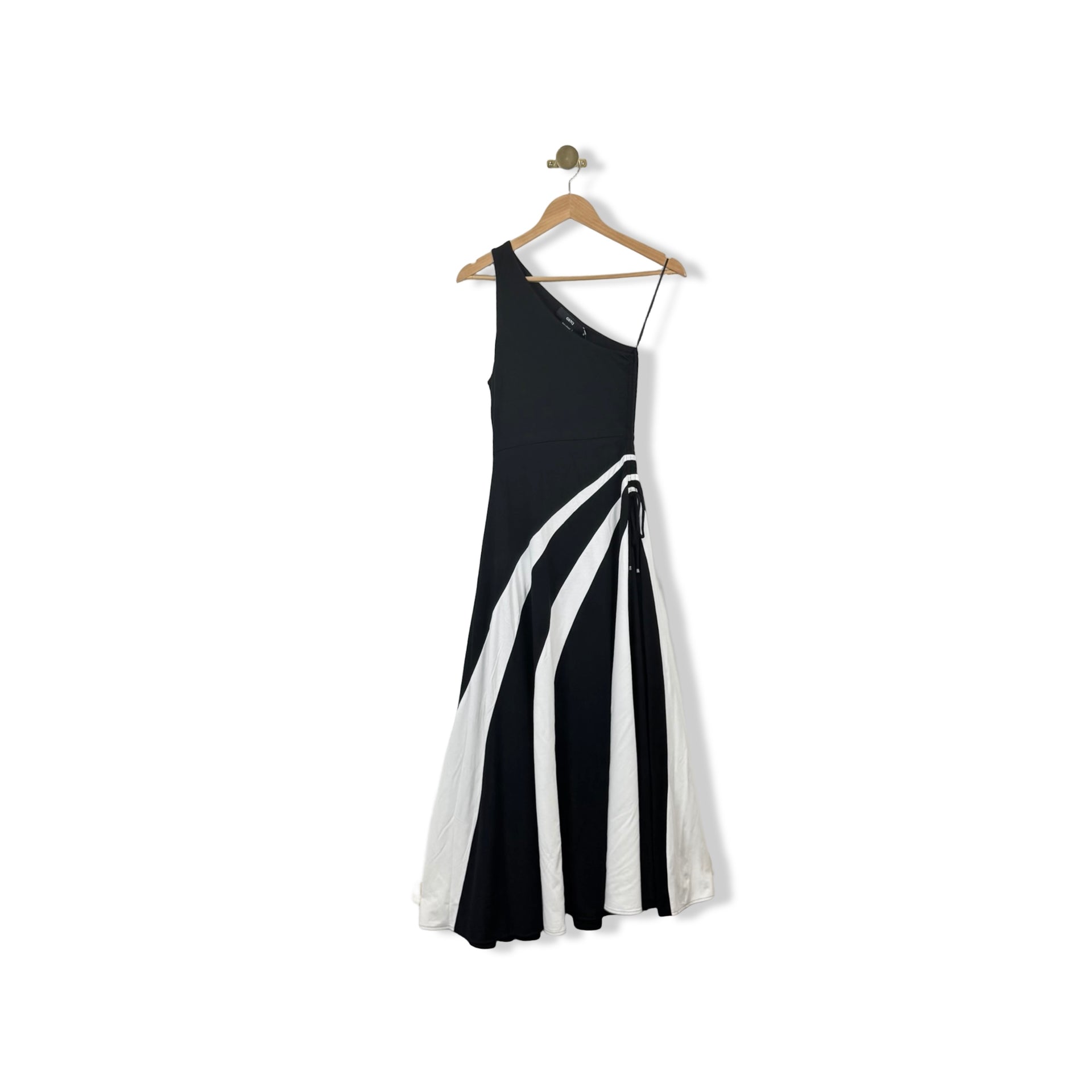 GSTQ Striped Maxi Dress
