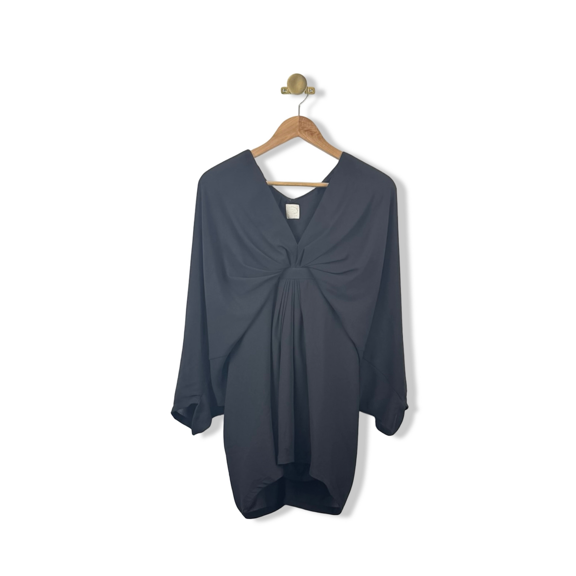 Luxe London Pleat Front Blouse