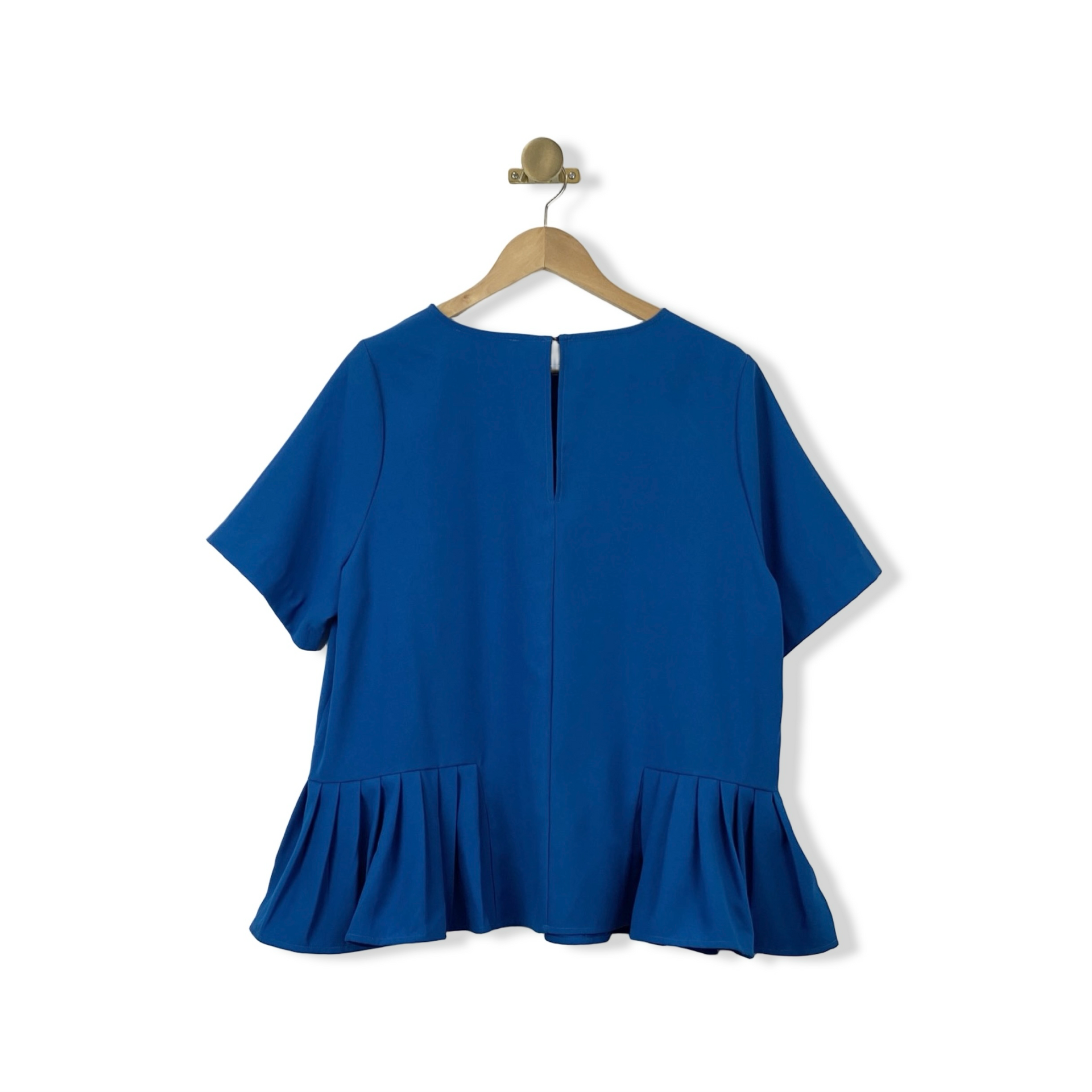 Eloquii Side Pleat Blouse