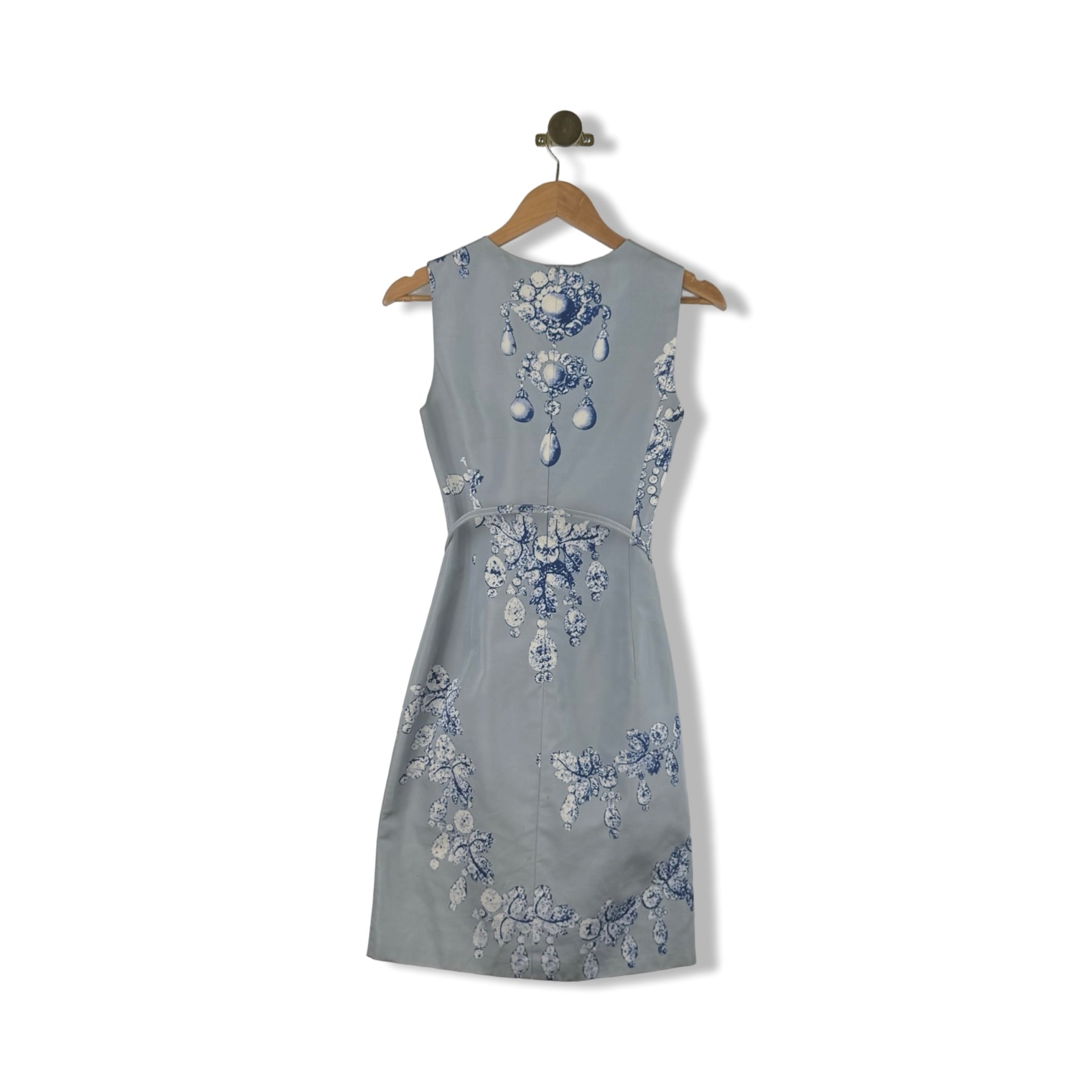 Vintage Oscar de la Renta Silk Taffeta Jewel Dress