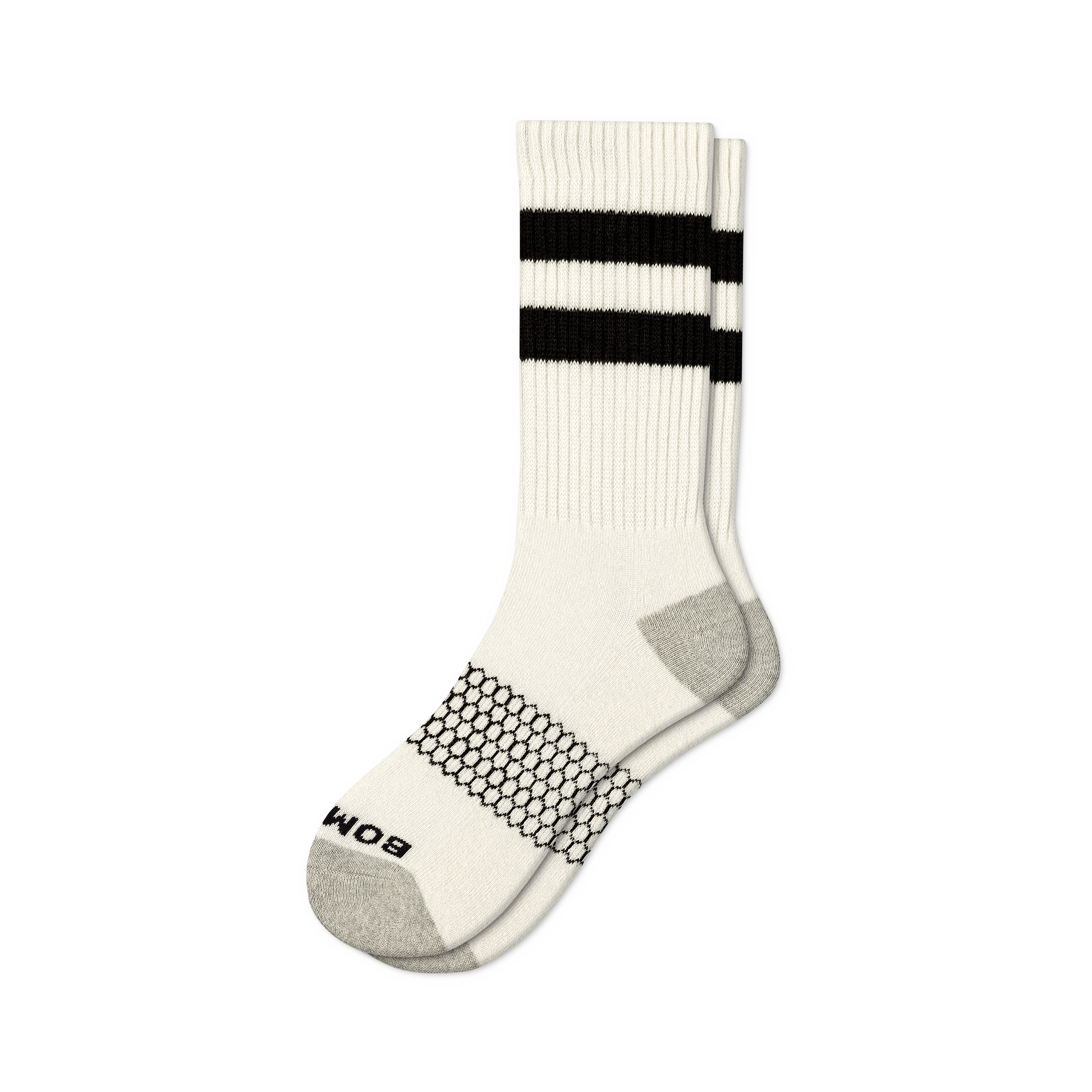 Bombas Striped Calf Length Socks