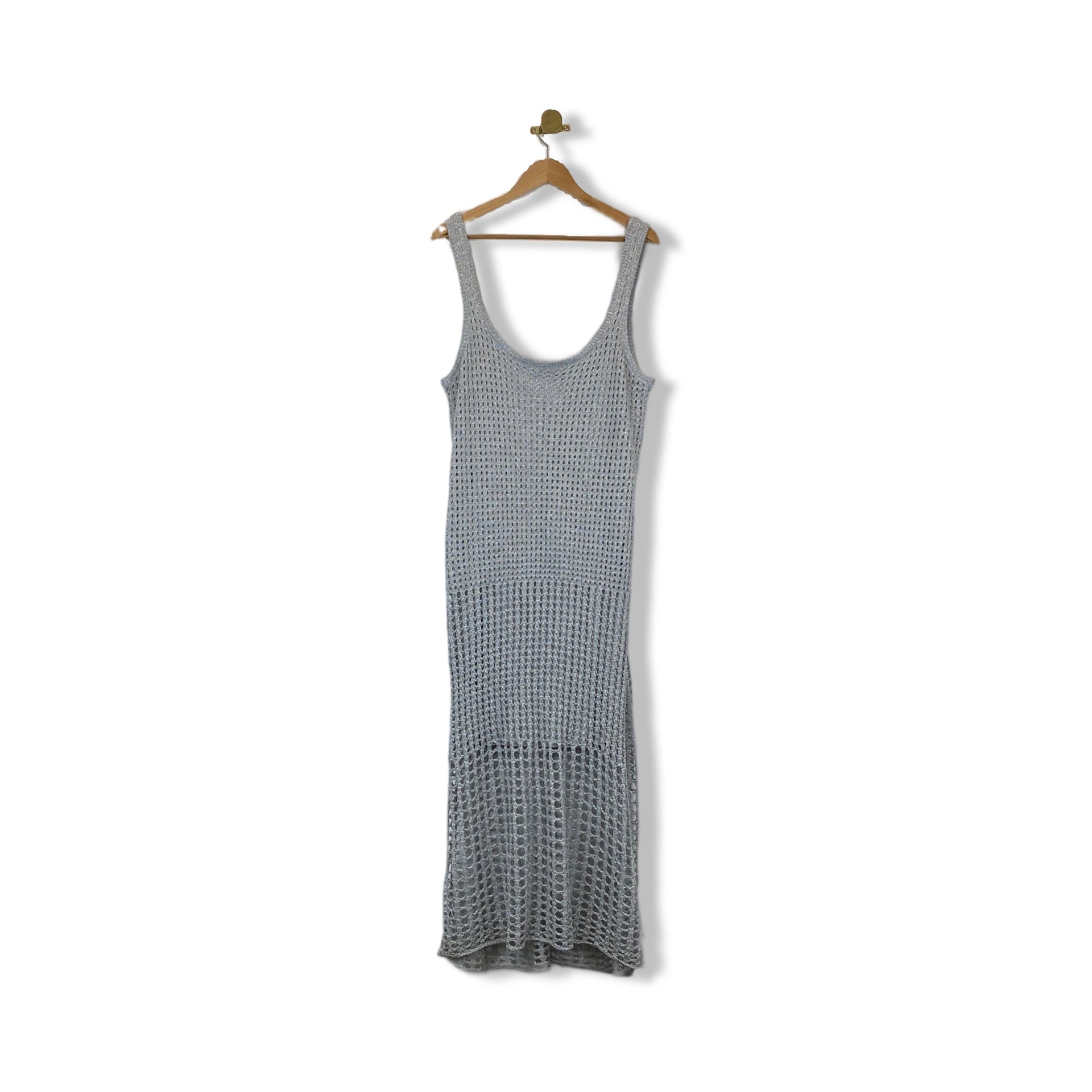 Eloquii Metallic Knitted Dress