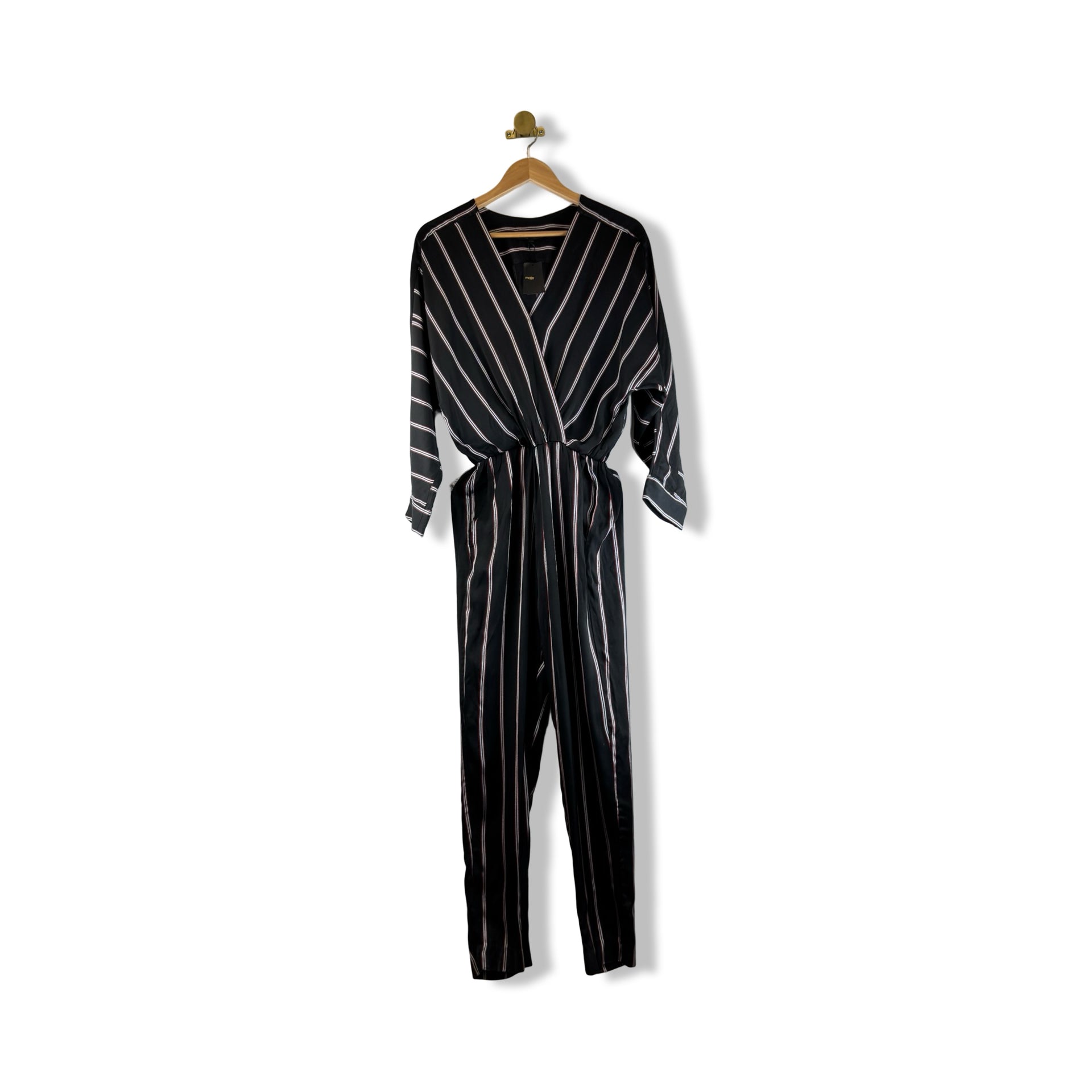 Maje Striped Jumpsuit