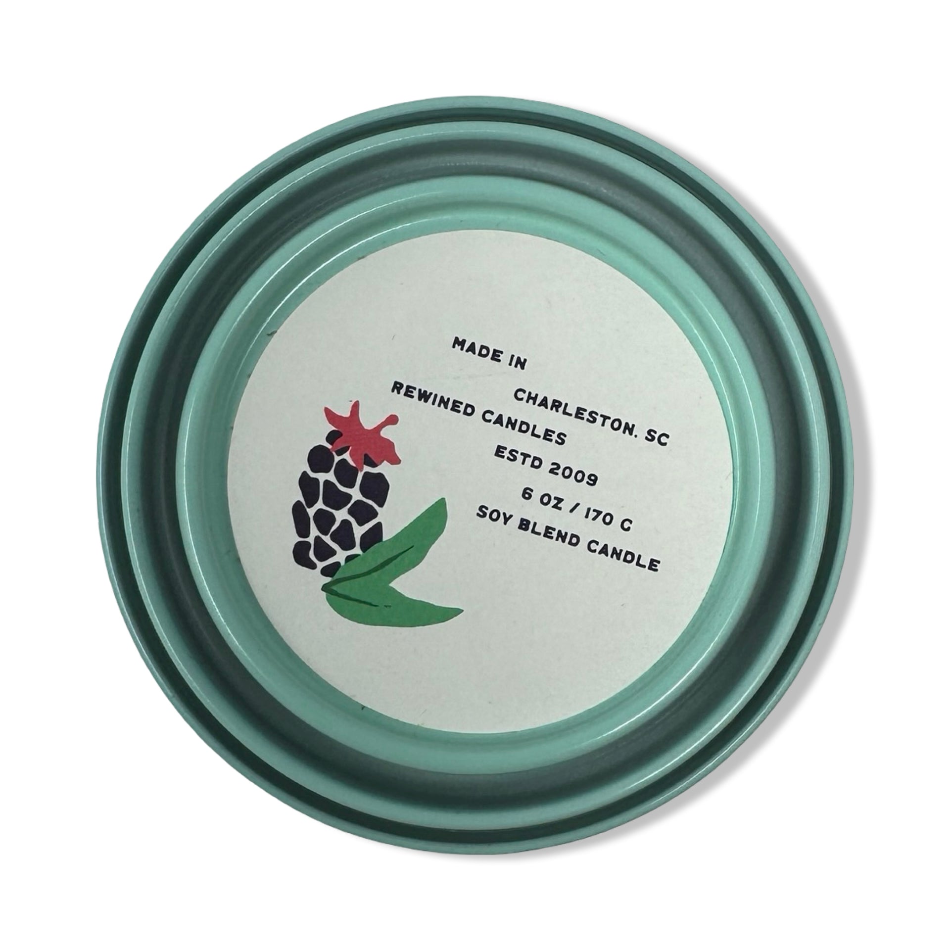 Rewind Hand Made  Blackberry and Sage Tin Candle
