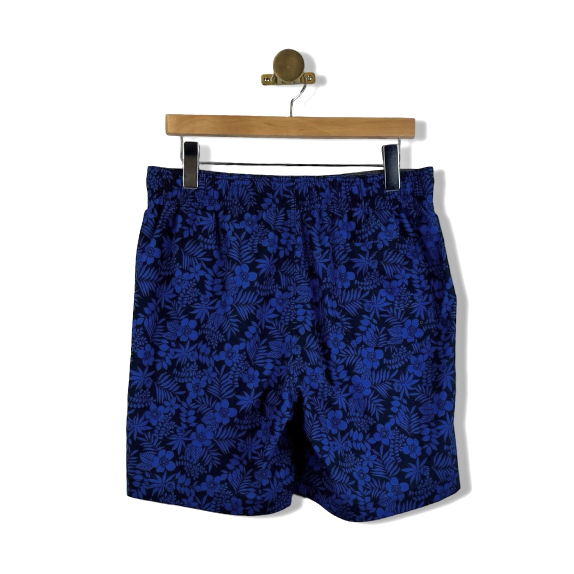 Nautica Classic Fit Floral Print Swim Trunks
