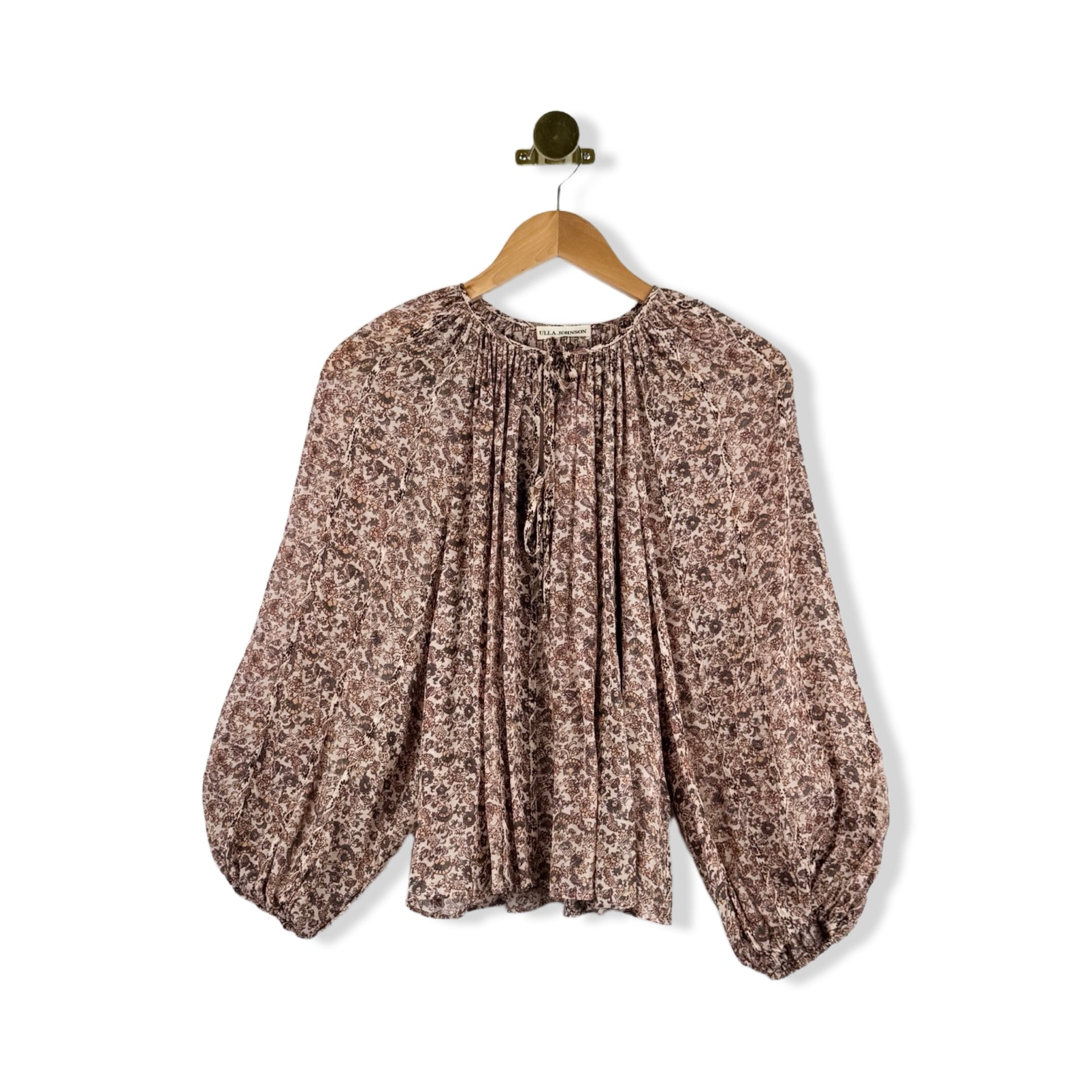 Ulla Johnson Floral Silk Top