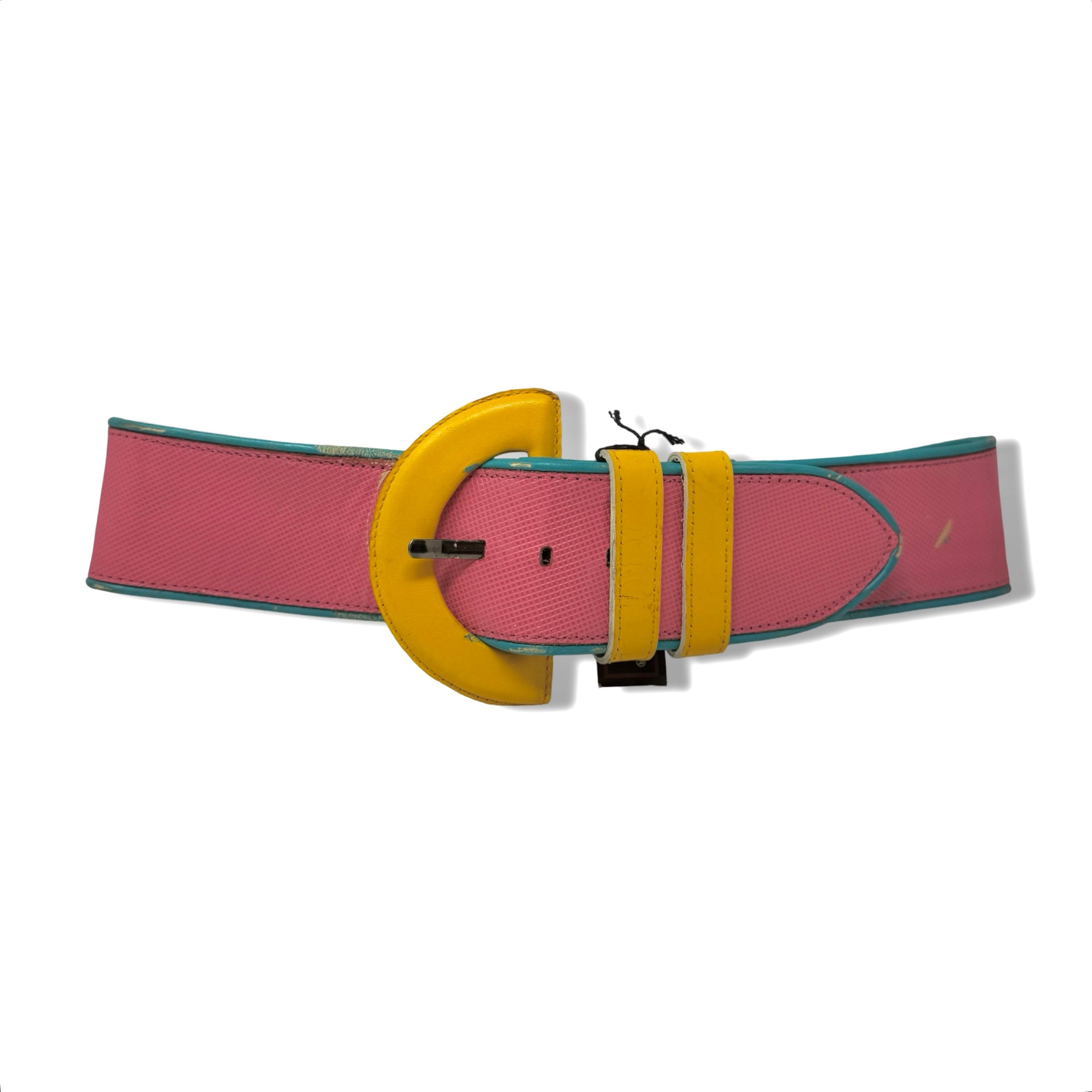 Vintage R.J. Graziano '87 Colorblock Contrast Trim Belt
