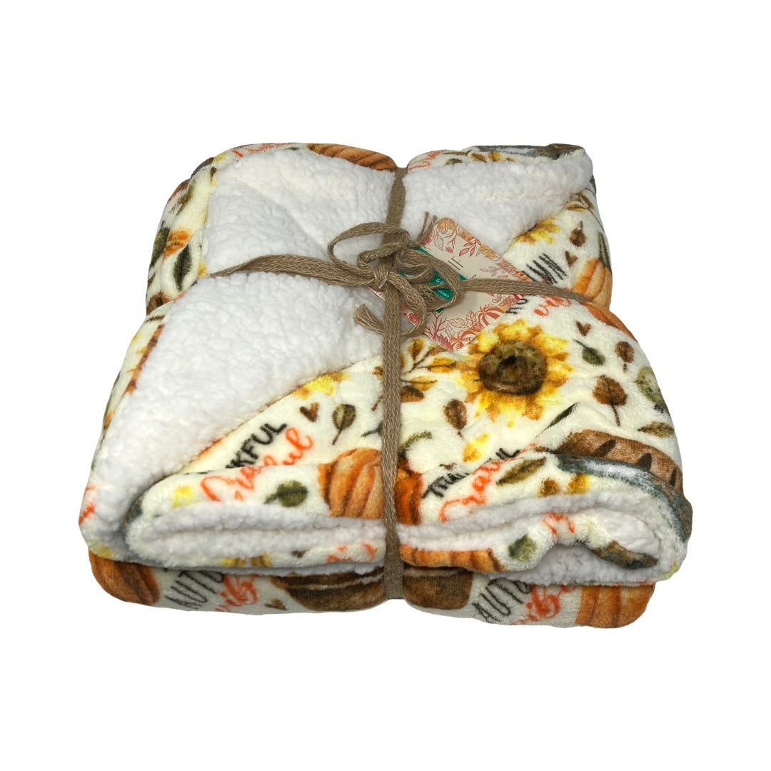 Motif Autumn Vibe Harvest Berber Throw Blanket