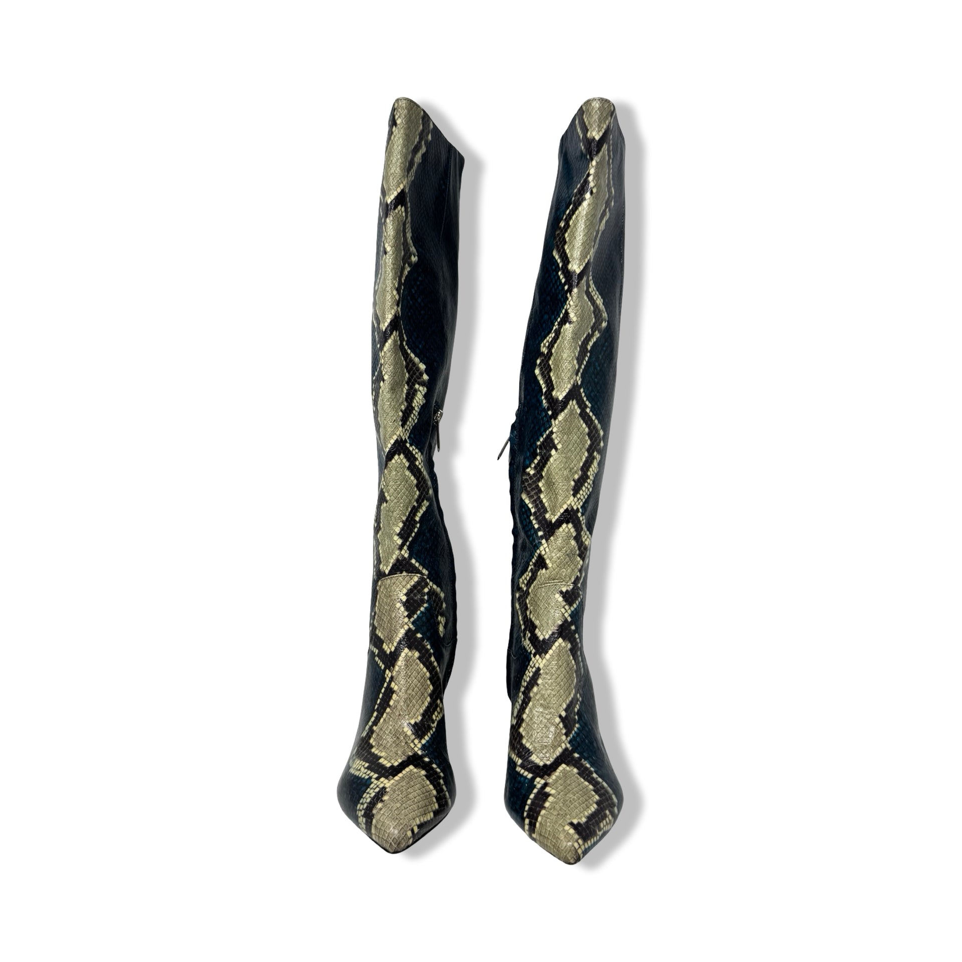 Sam Edelman Hai Snakeskin Knee High Boots