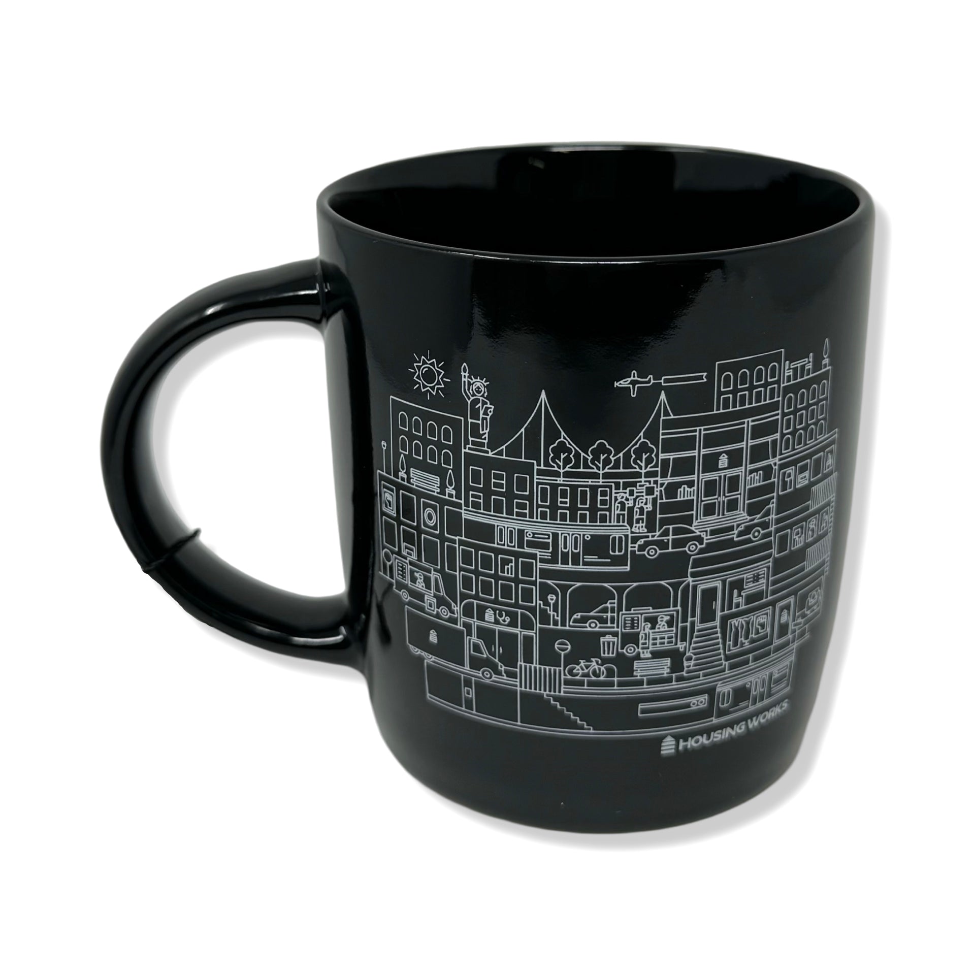 Housing Works Cityscape Mug