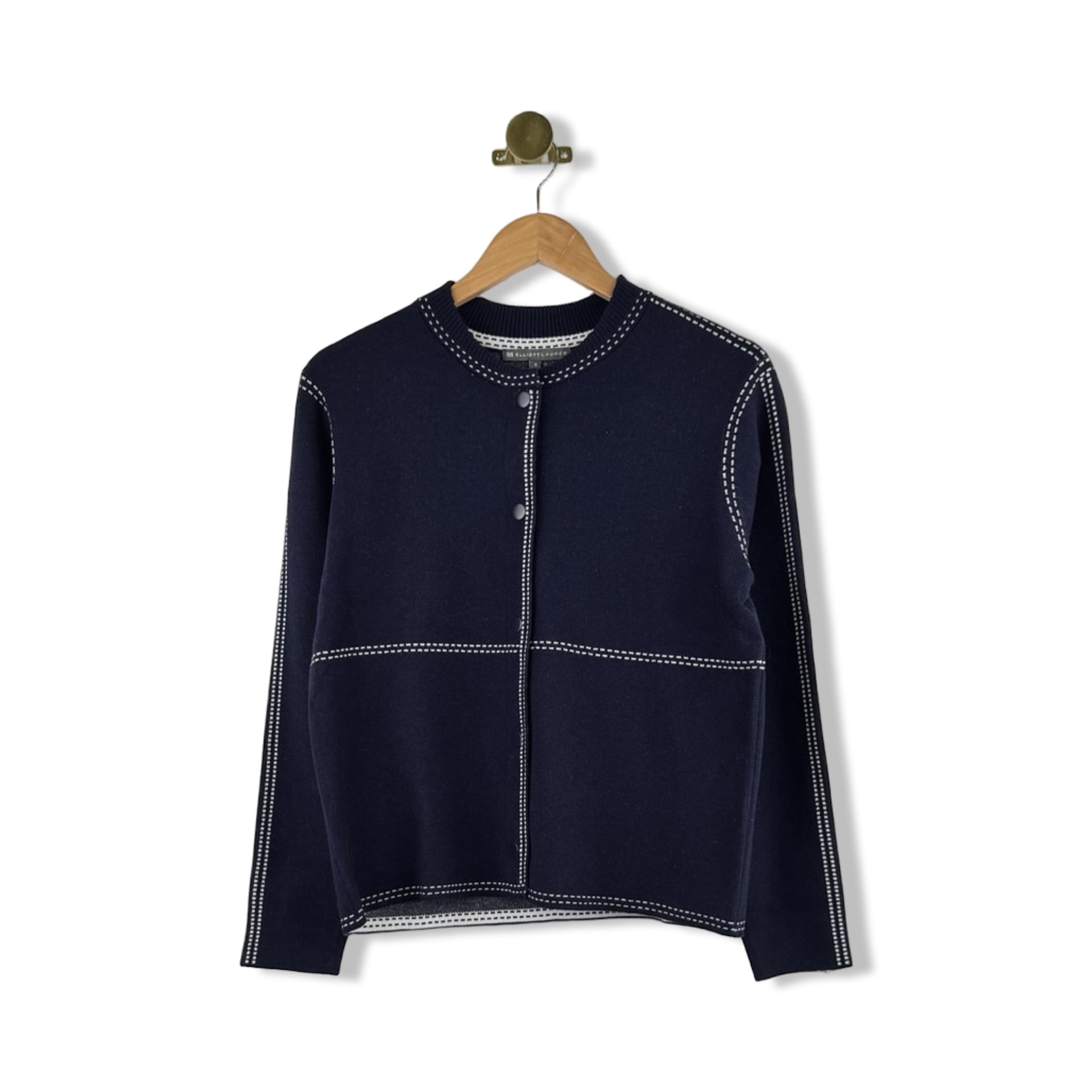 Elliot Lauren Trompe L'oeil Stitch Cardigan