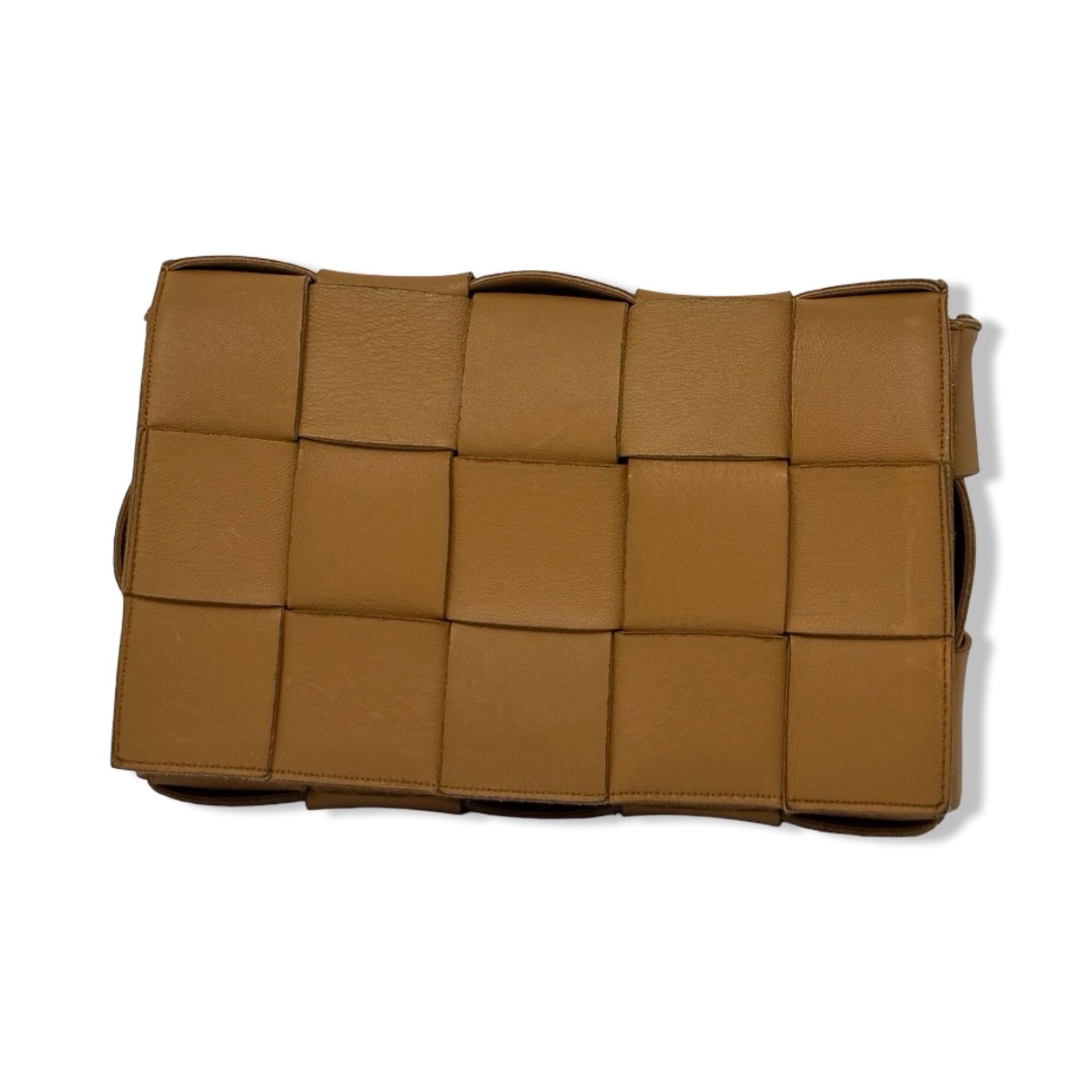Bottega Veneta Tan Cassette Crossbody