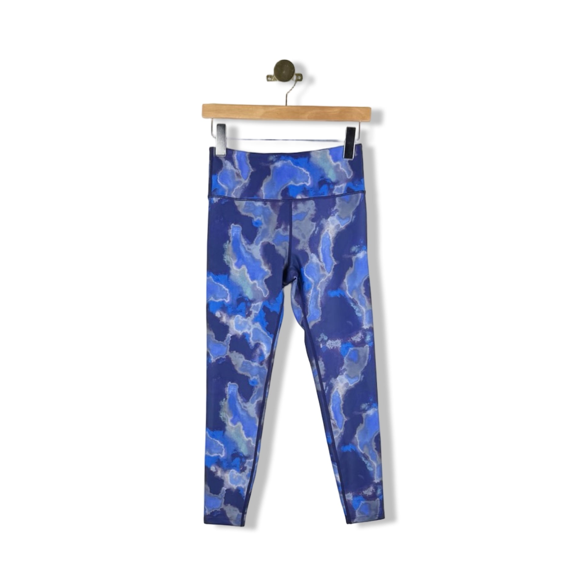 Aqua Patterned Leggings