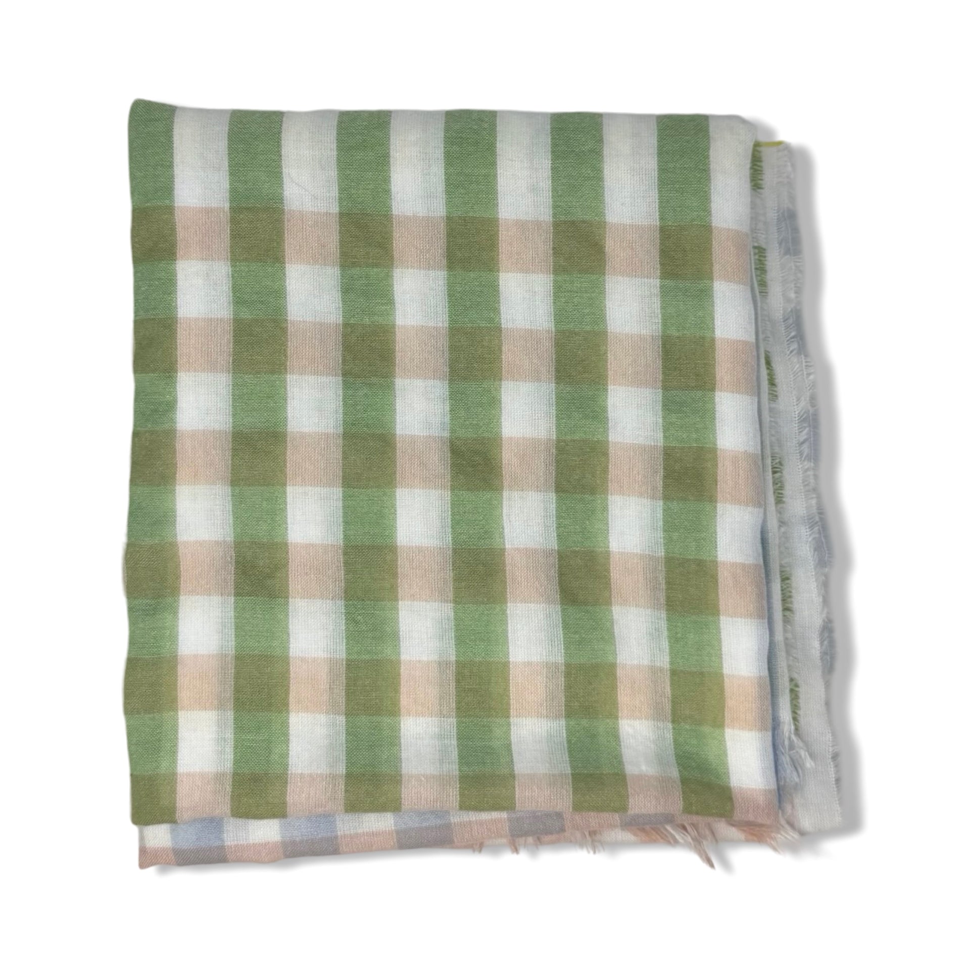 Fraas Oversized Plaid Wrap Scarf