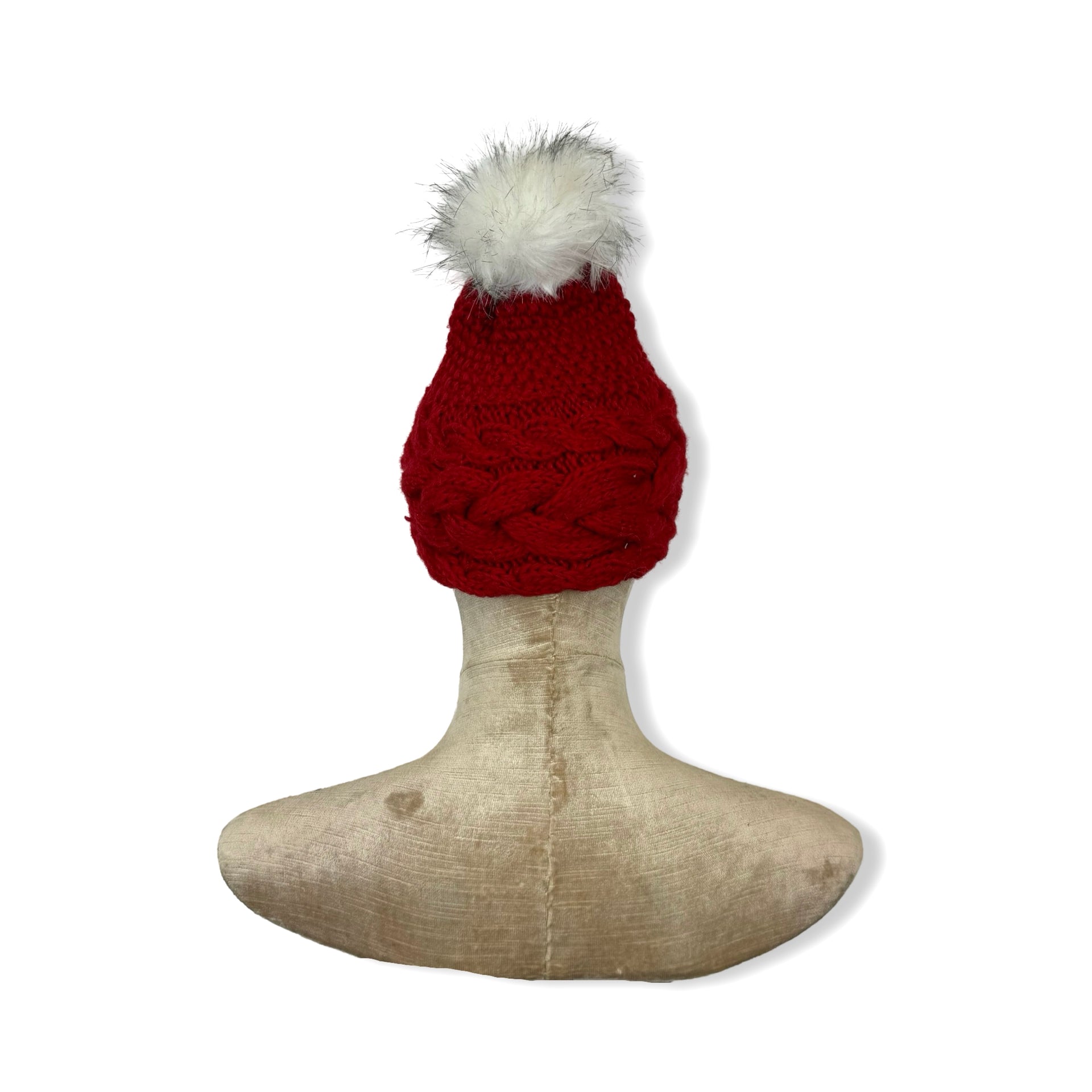 Nirvanna Designs Hand Knit Pom Pom Beanie