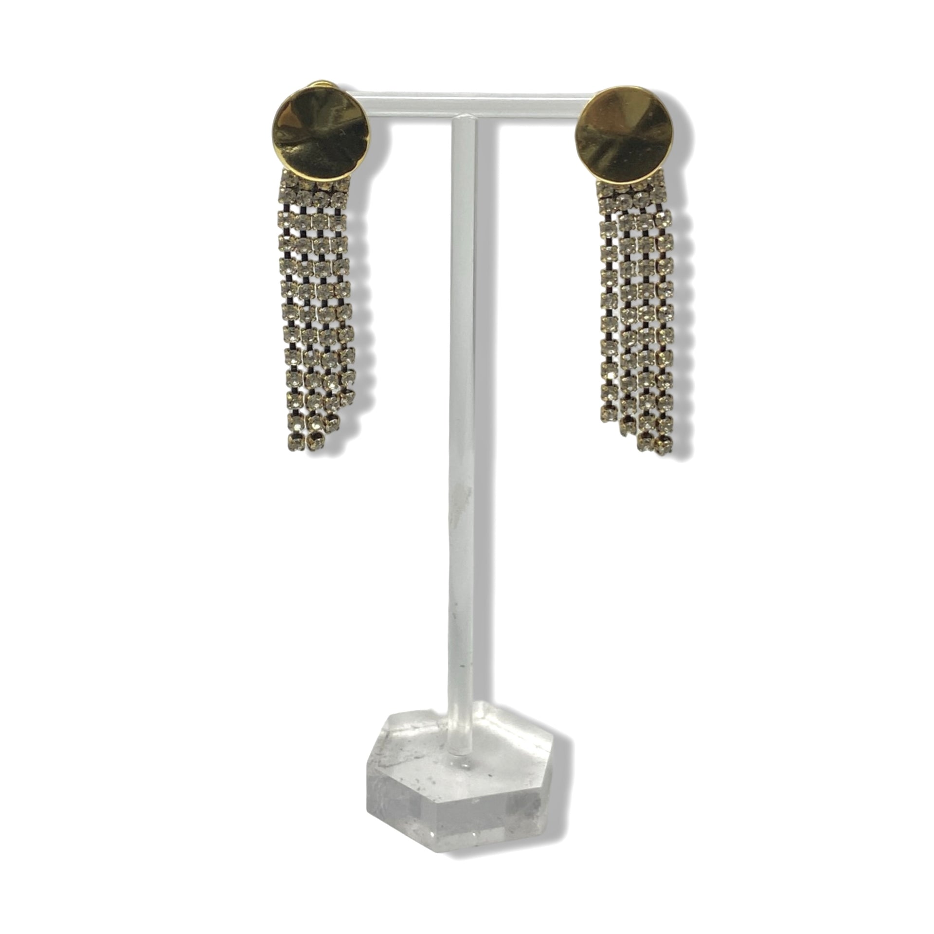 J.Crew Rhinestone Drop Stud Earring