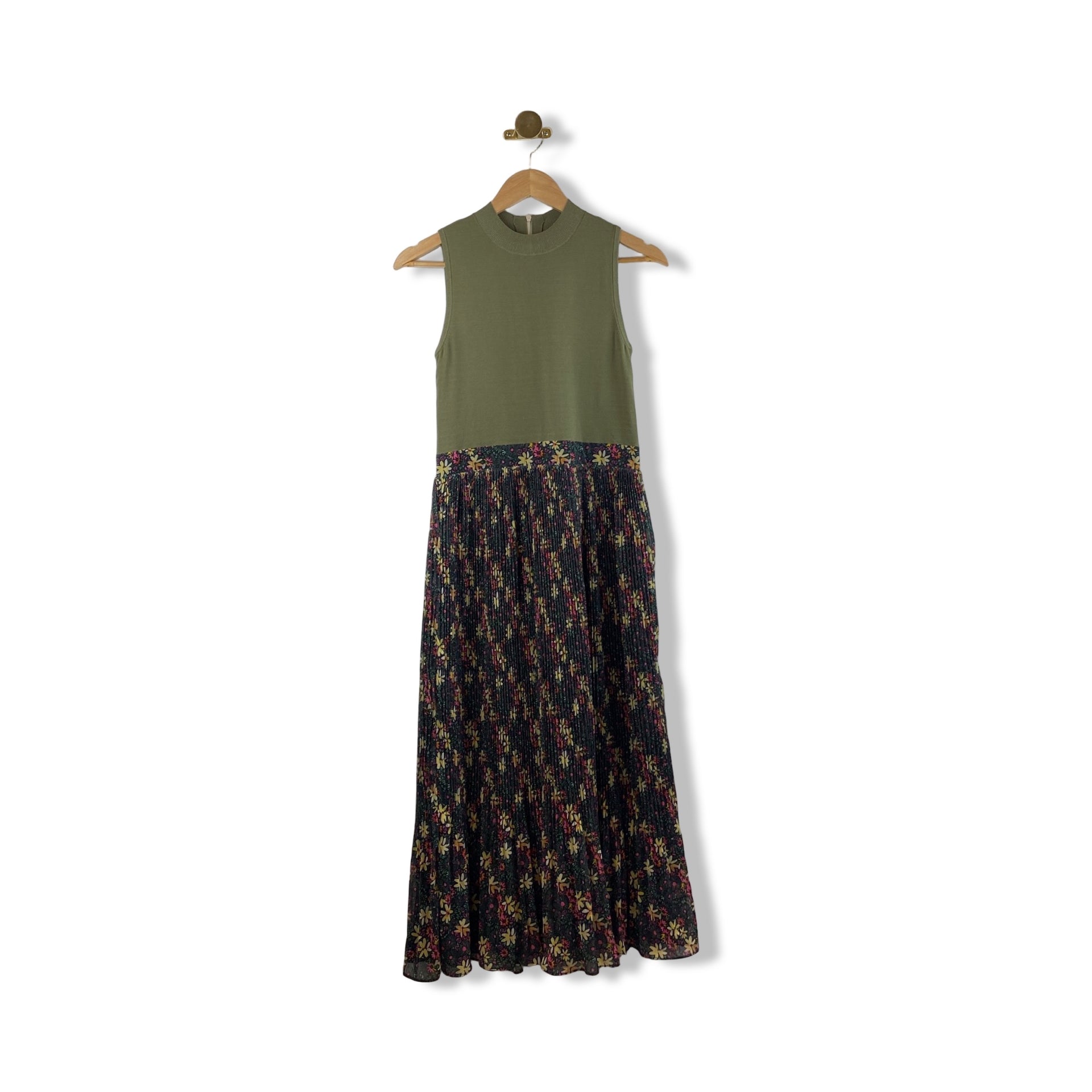 Draper James Pleated Skirt Maxi Dress