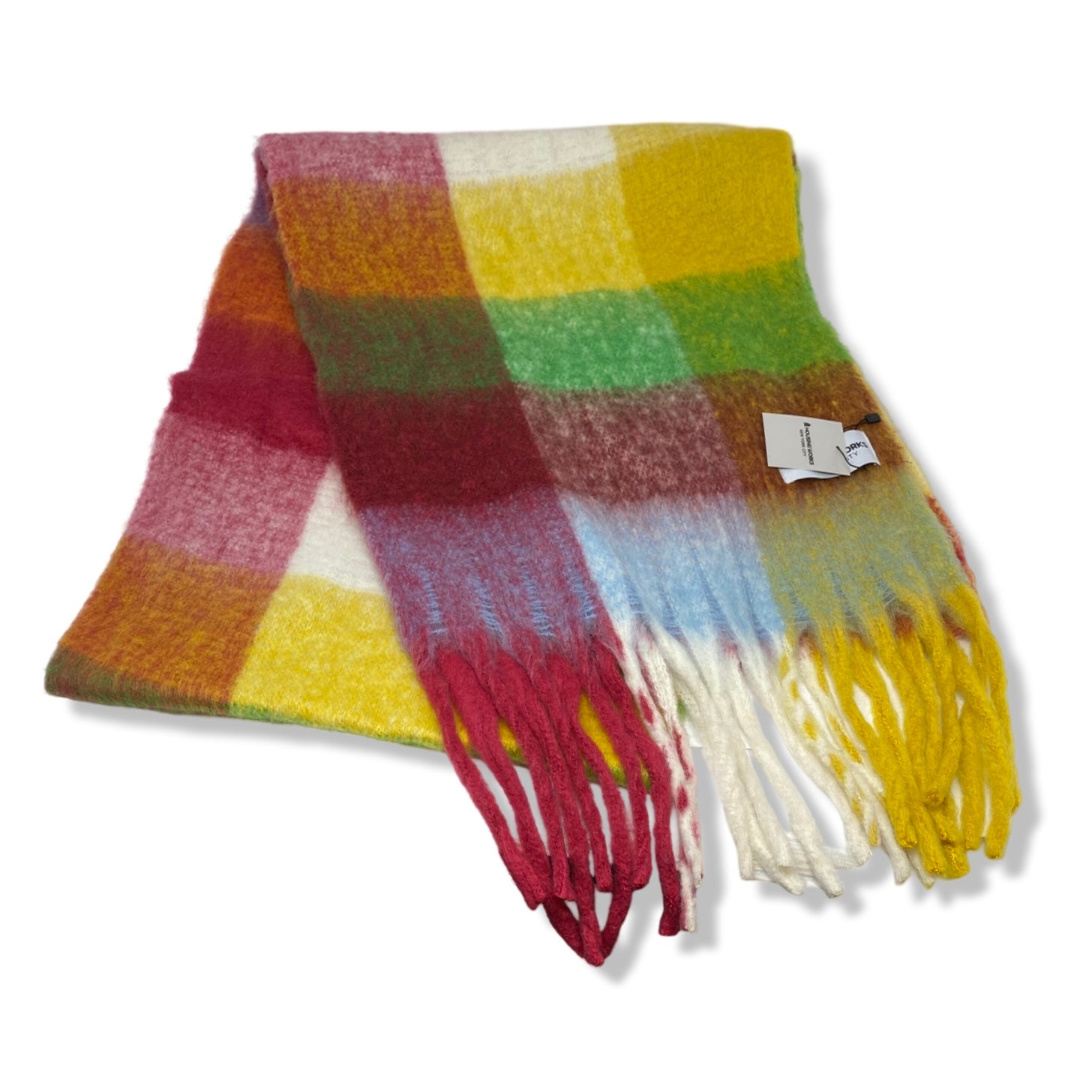 Housing Works Multicolor Fringe Scarf