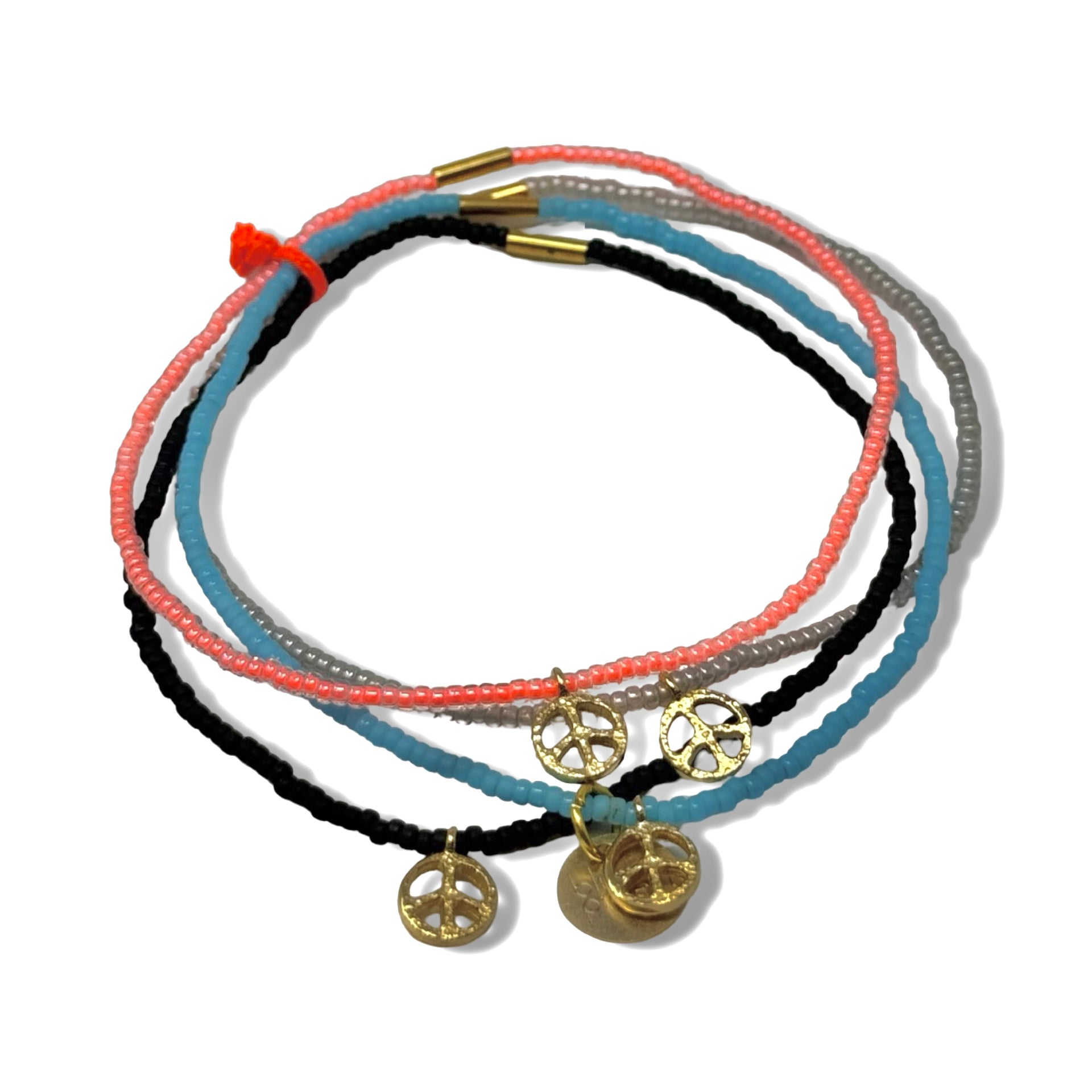 Bluma Project Peace Out Beaded Bracelet Set