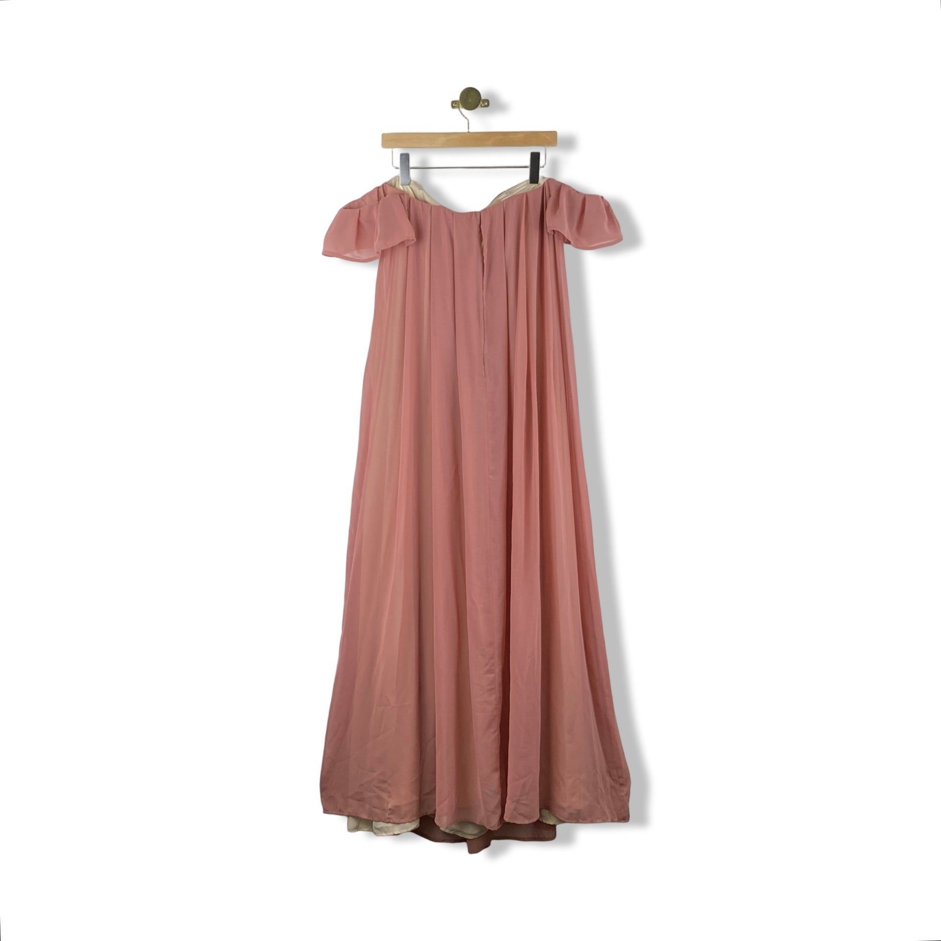 Paper Crown Chiffon Gown