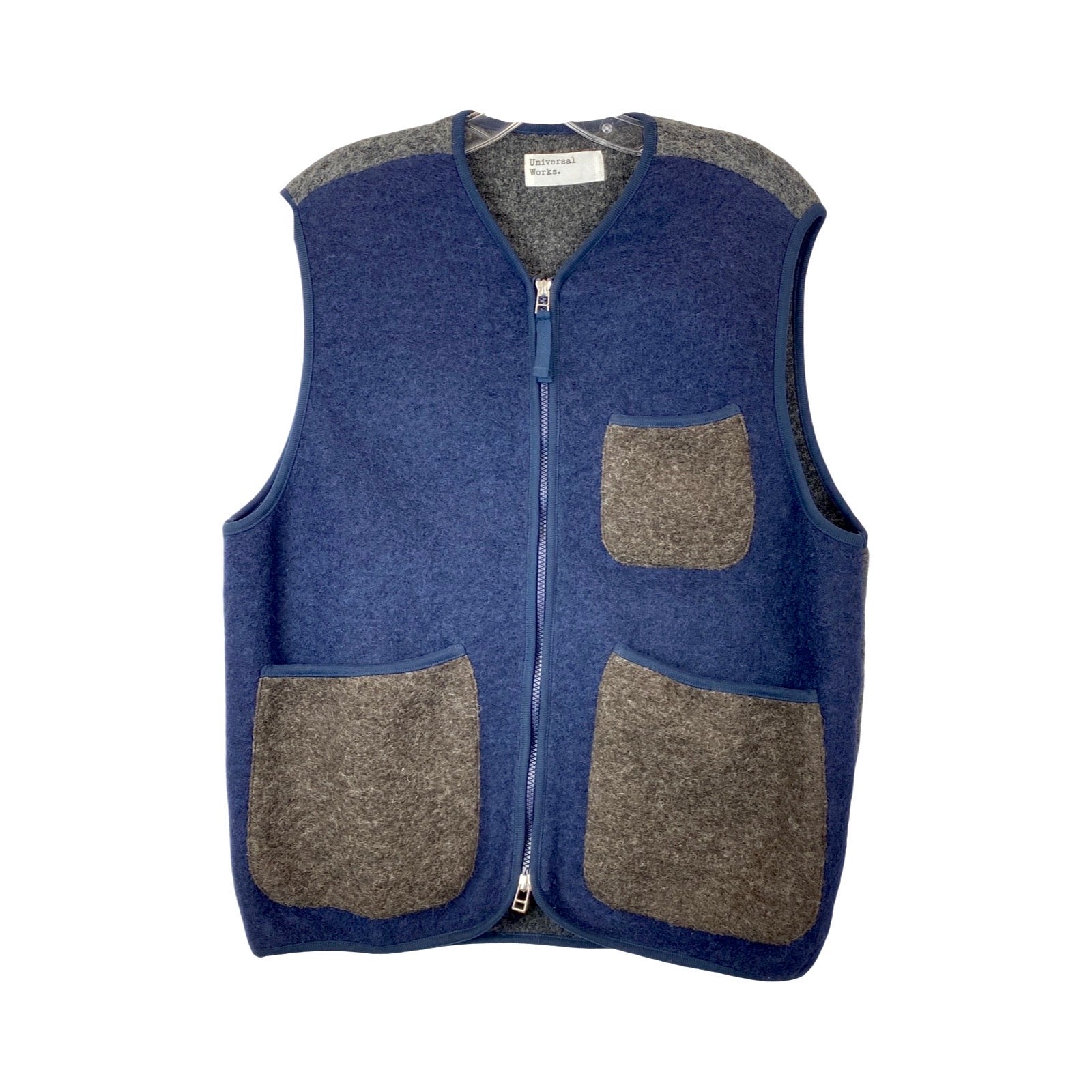 Universal Works Colorblock Zip Up Vest