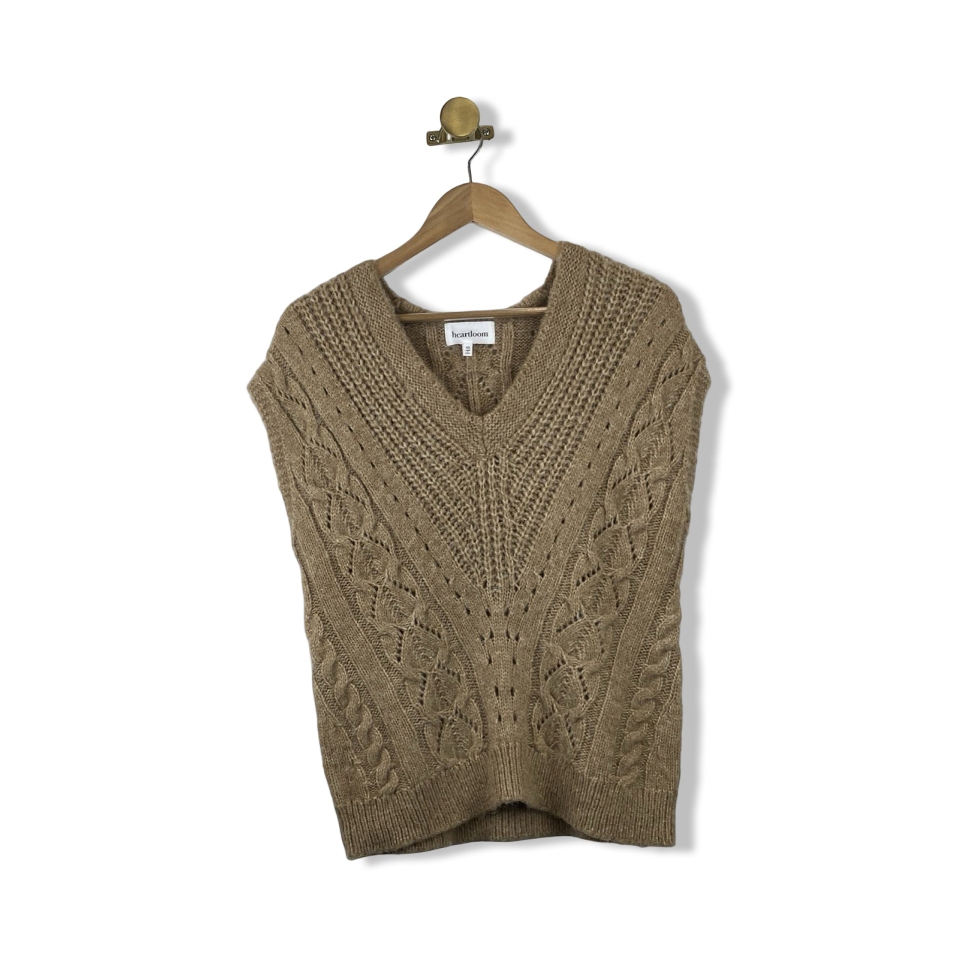 Heartloom  Cable knit Sweater Vest