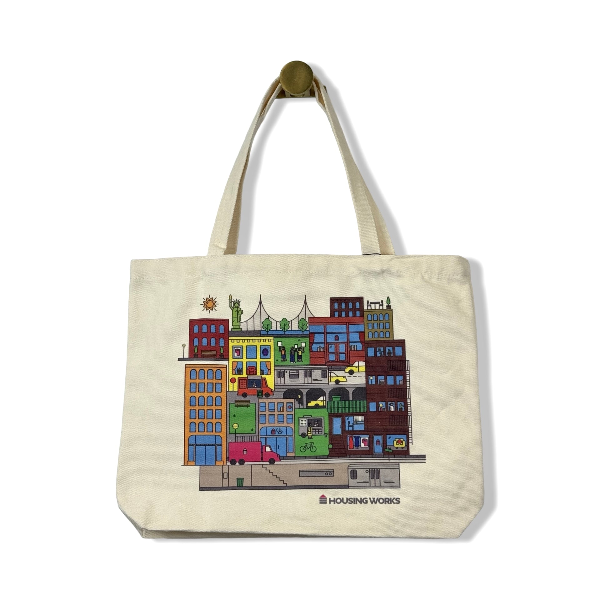 Housing Works Cityscape Full Color Tote Bag