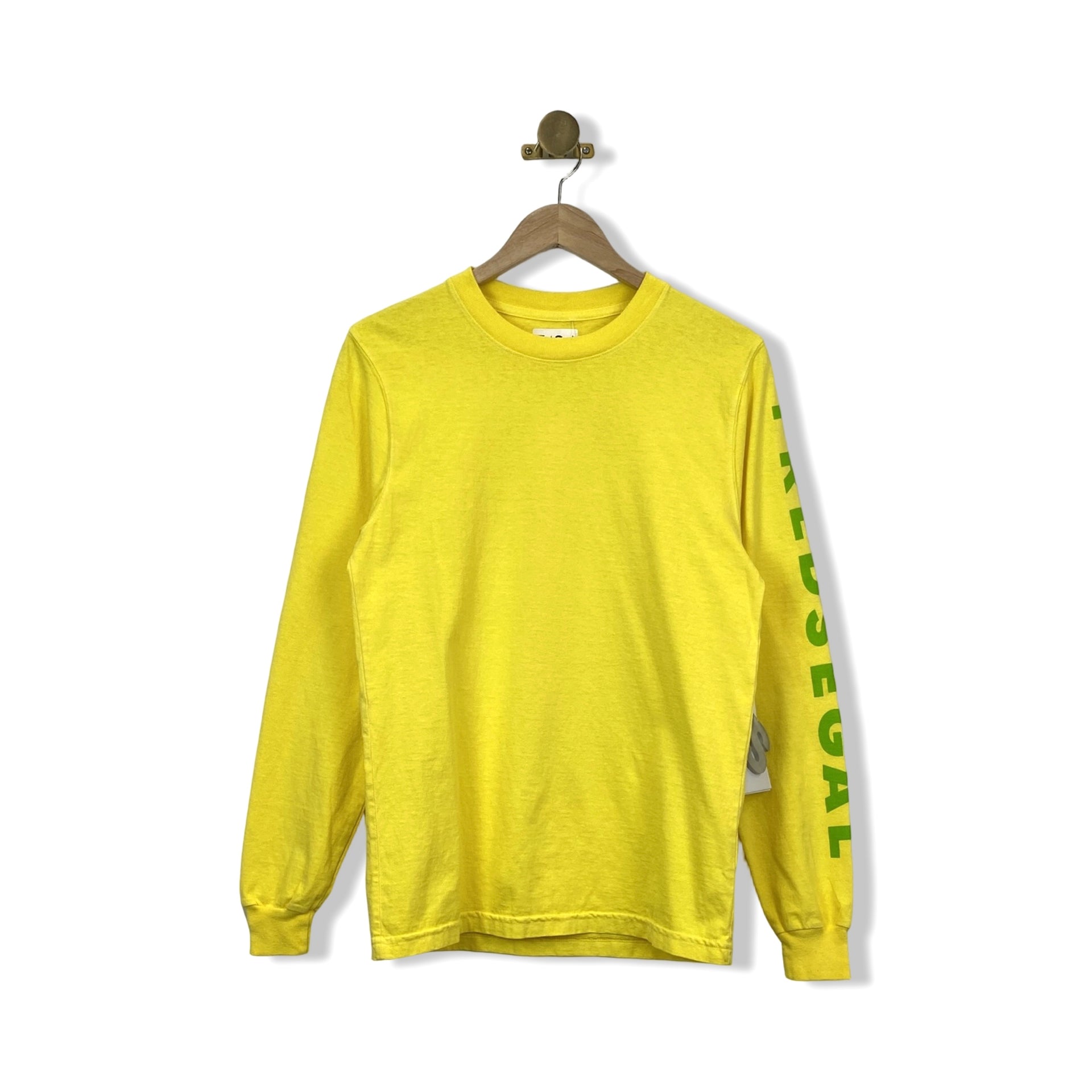 Fred Segal Yellow Long Sleeve Logo Tee