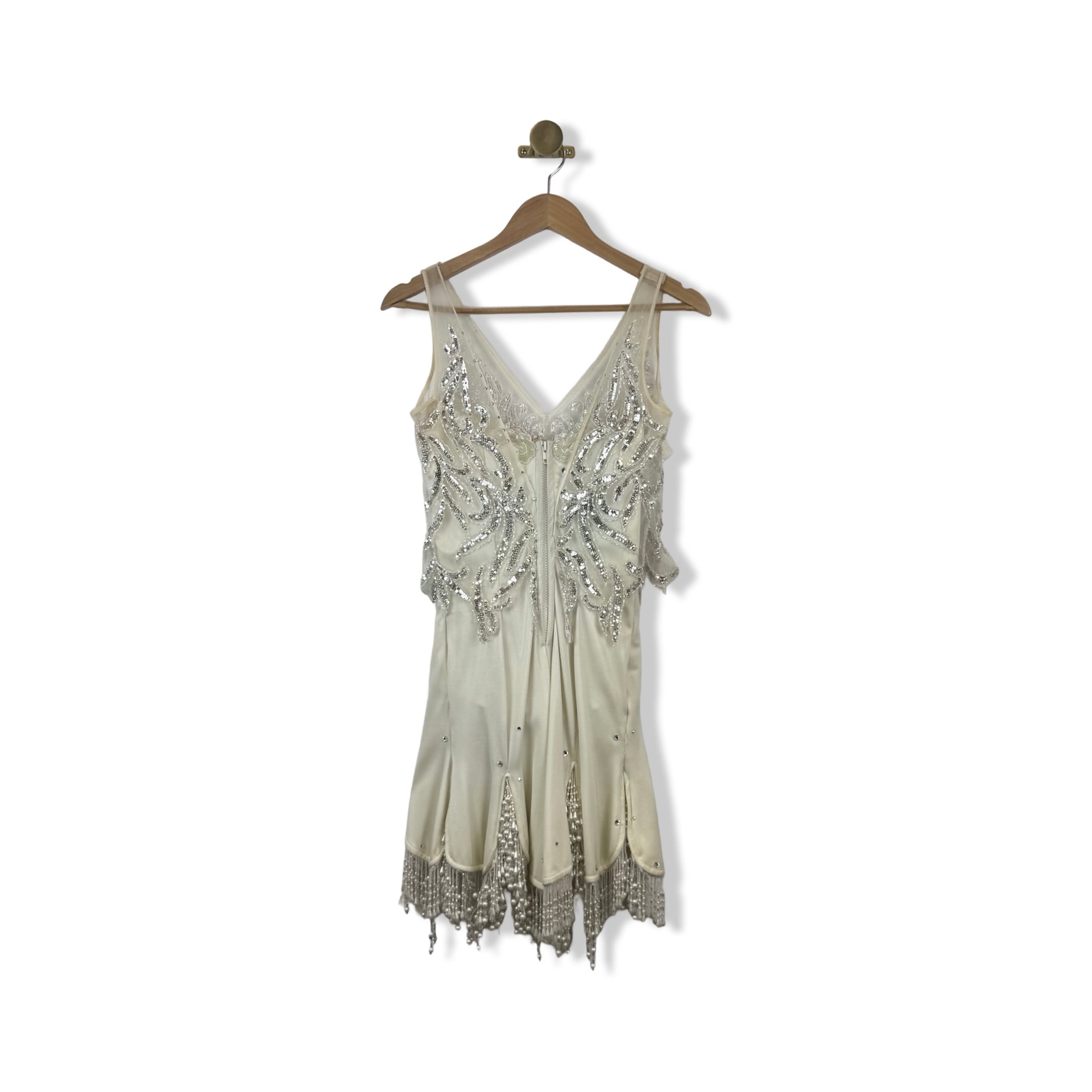 Vintage Allan Albert Sequin Beaded Flapper Dress