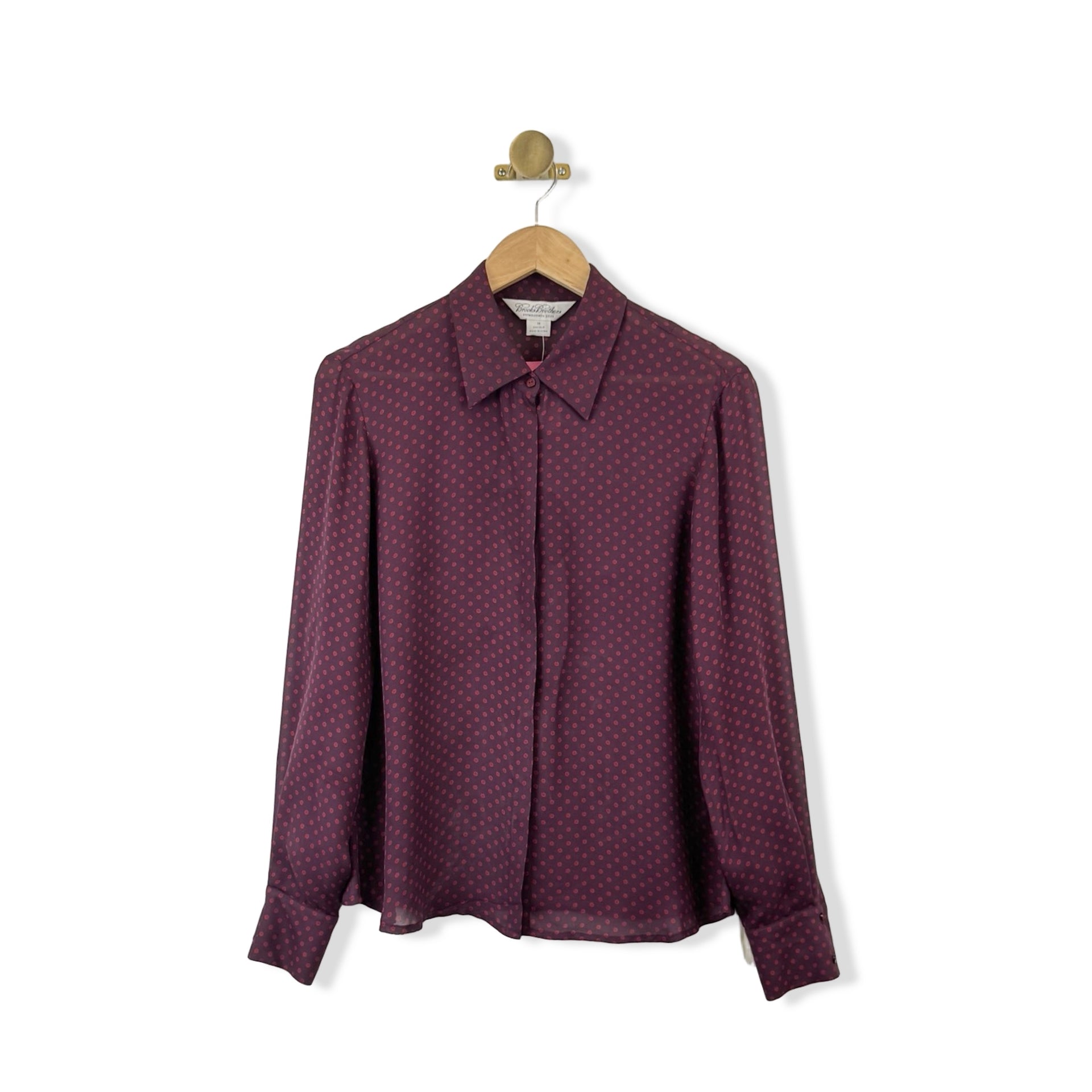 Brooks Brothers Polka Dot Button Down