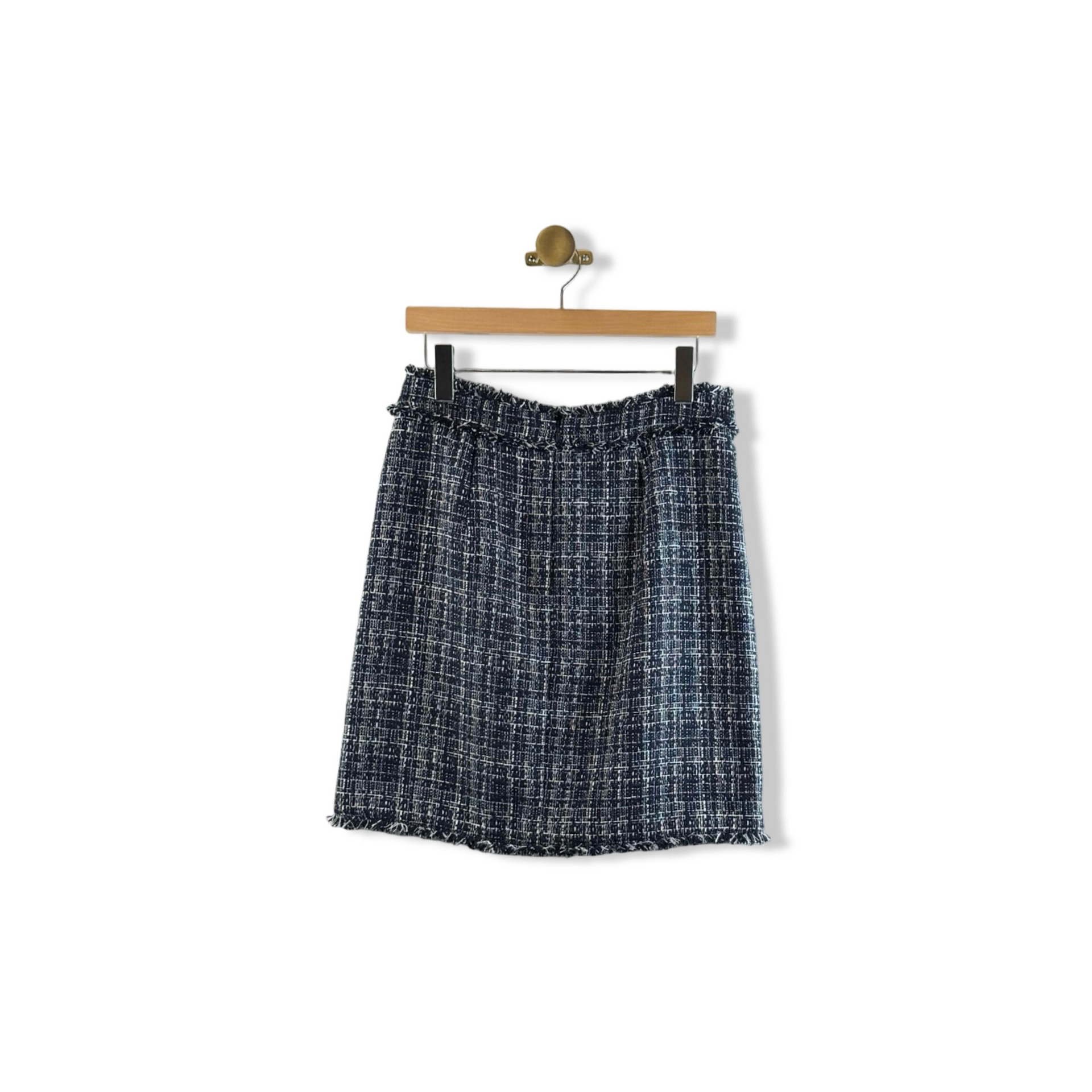 Brooks Brothers Tweed Button Mini Skirt